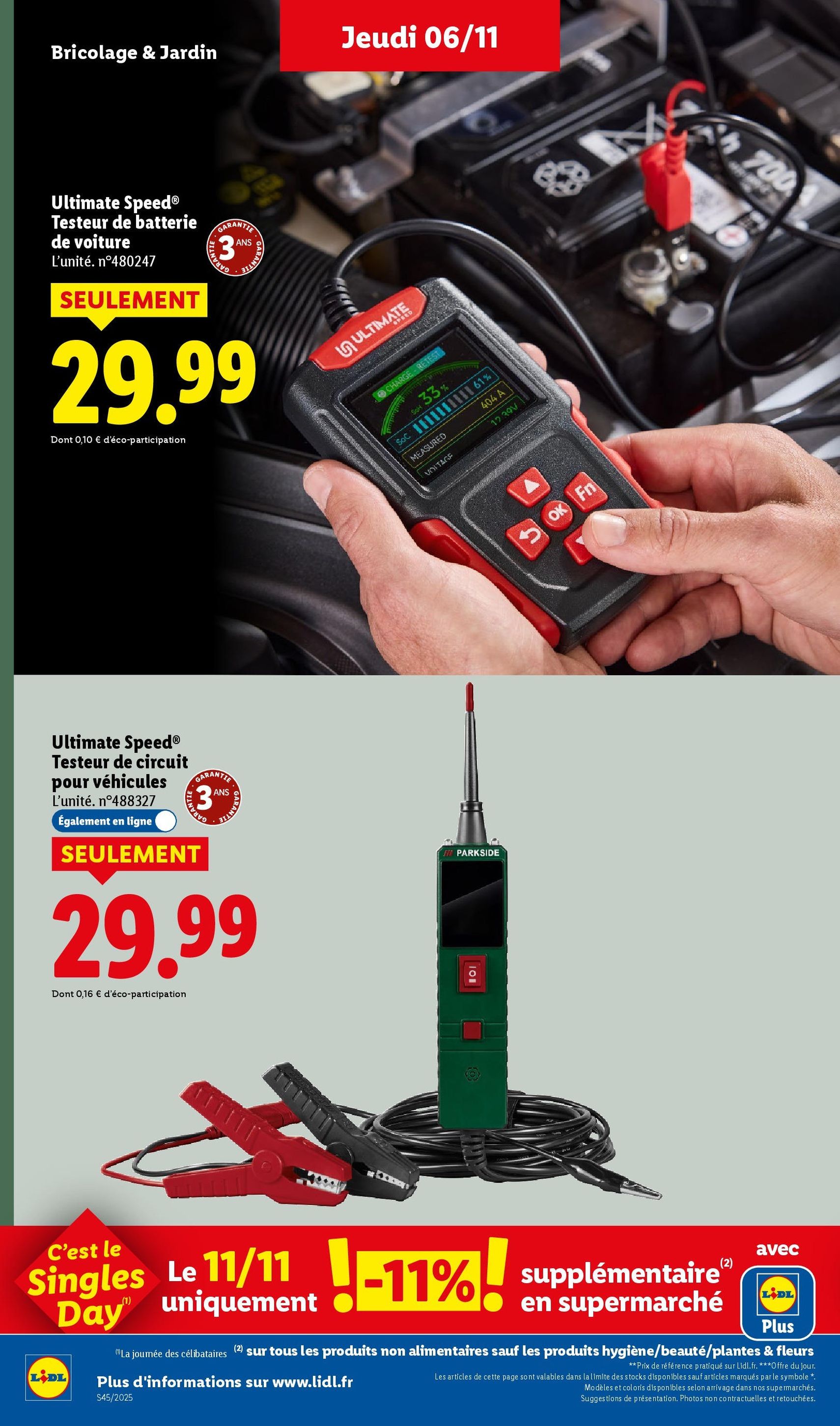 LIDL catalogue semaine 45 - brochure valable à partir du 06/11/2025, page 46 sur 95