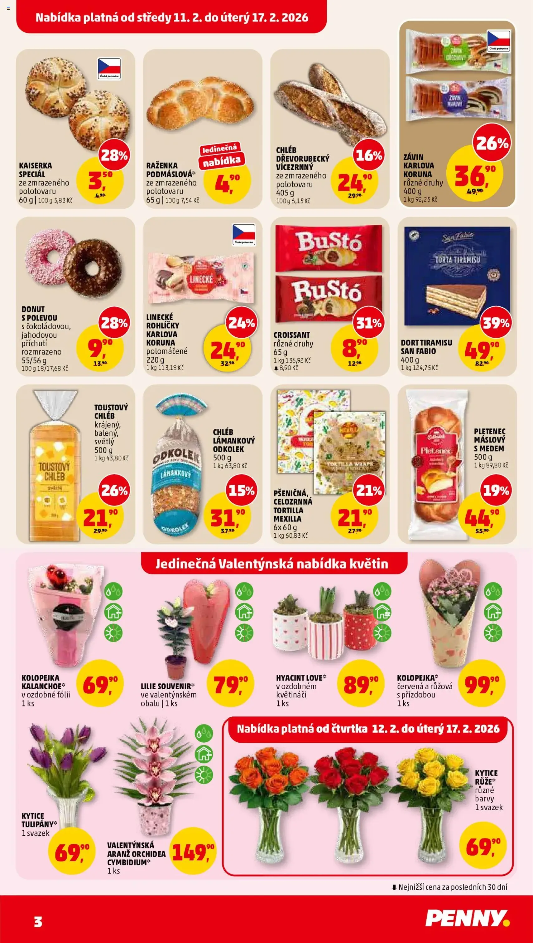 Penny Market leták - Čtvrtečník - platný leták od 11.02.2026 strana 3 z 31