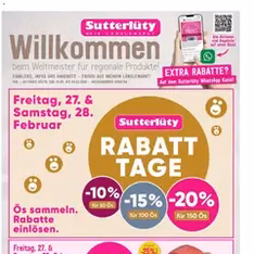 Sutterlüty Flugblatt - Prospekt Vorschau gültig ab 26.02.2026