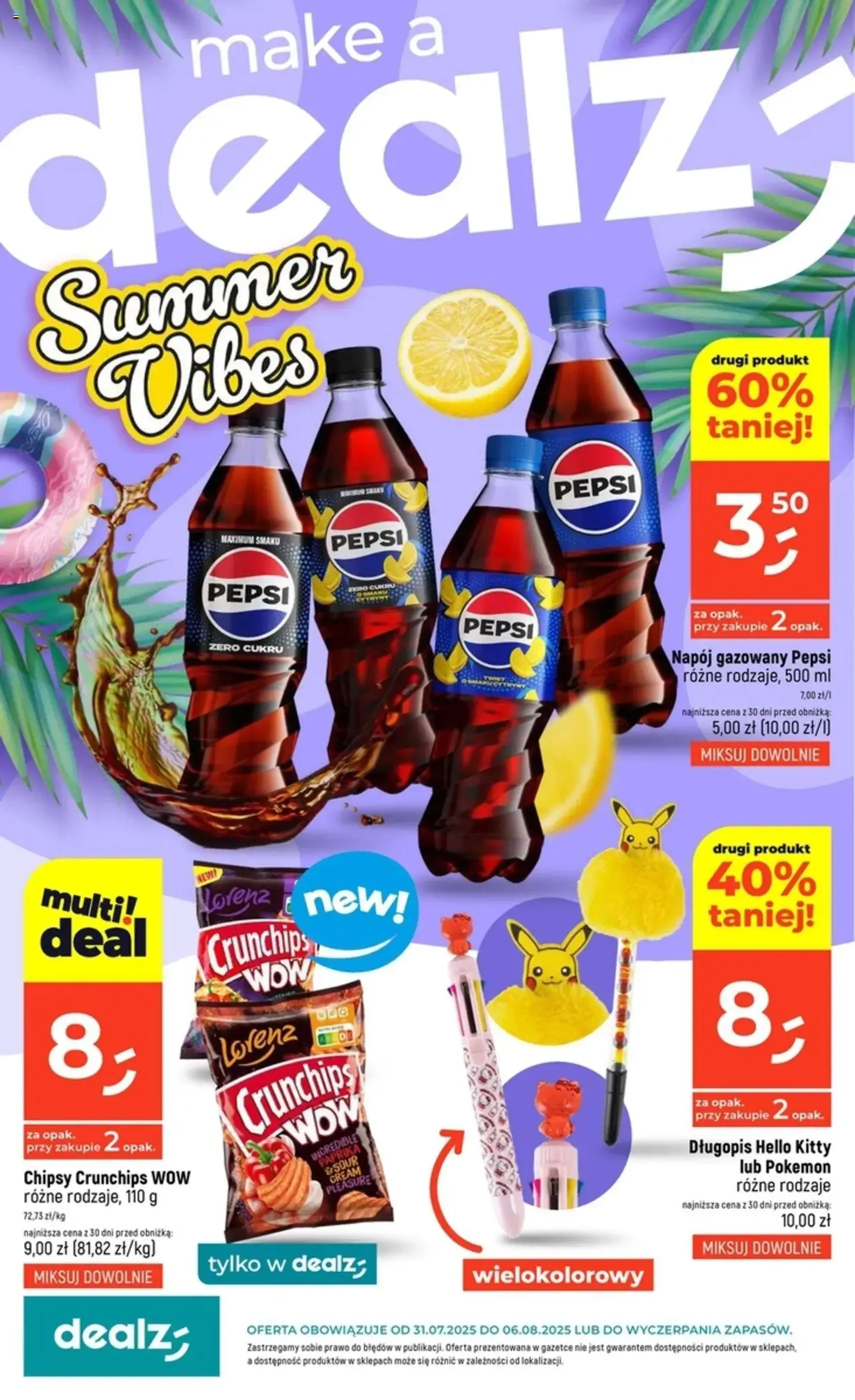 Dealz Gazetka - ważny gazetka od 31.07.2025 strona 1 z 52 Dealz Gazetka - ważny gazetka od 31.07.2025 strona 1 z 52