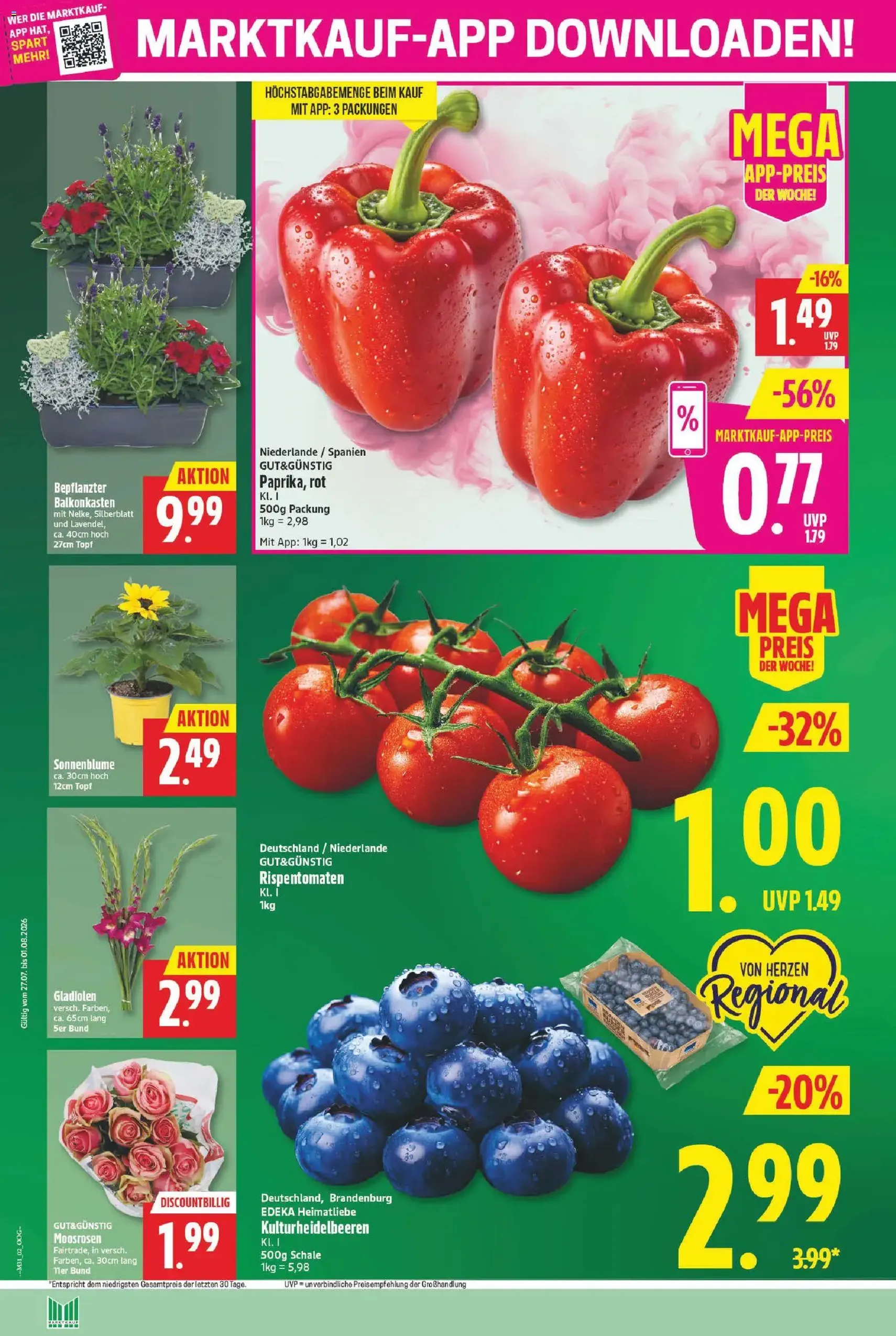 Marktkauf Prospekt - Gültiger Prospekt ab 27.07.2026, Seite 2 von insgesamt 37