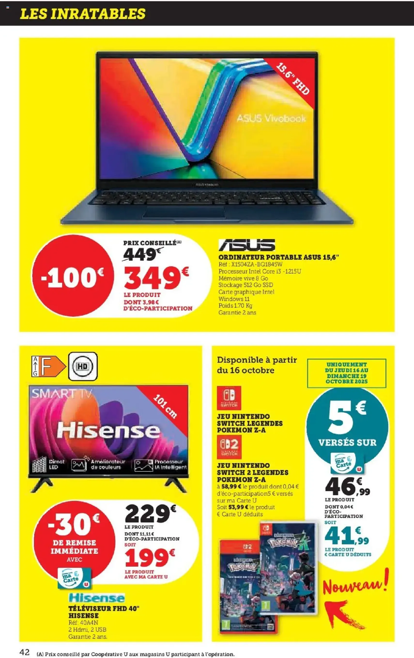 Hyper U catalogue - brochure valable à partir du 07/10/2025, page 42 sur 44