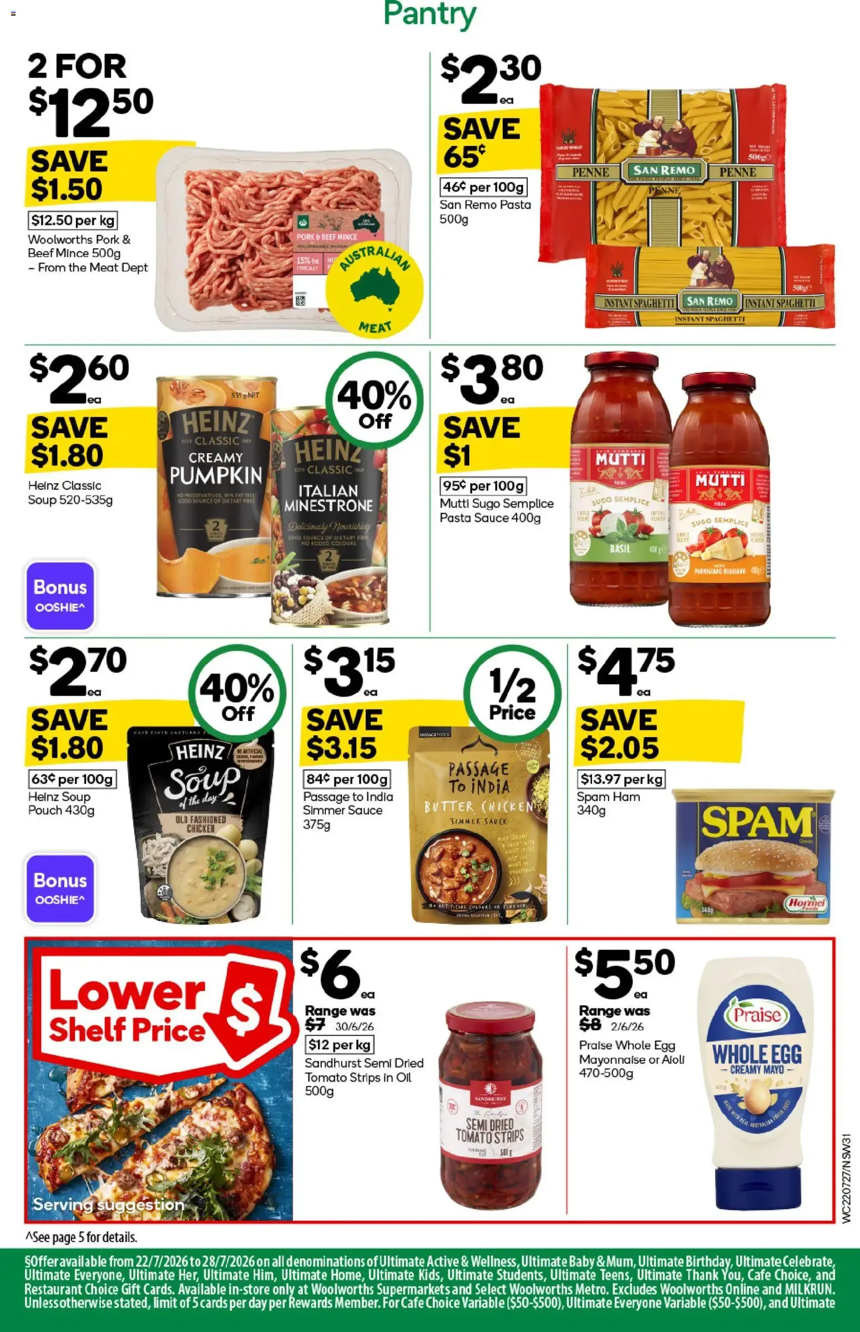 Woolworths catalogue - valid flyer from 22/07/2026, page 31 of 48