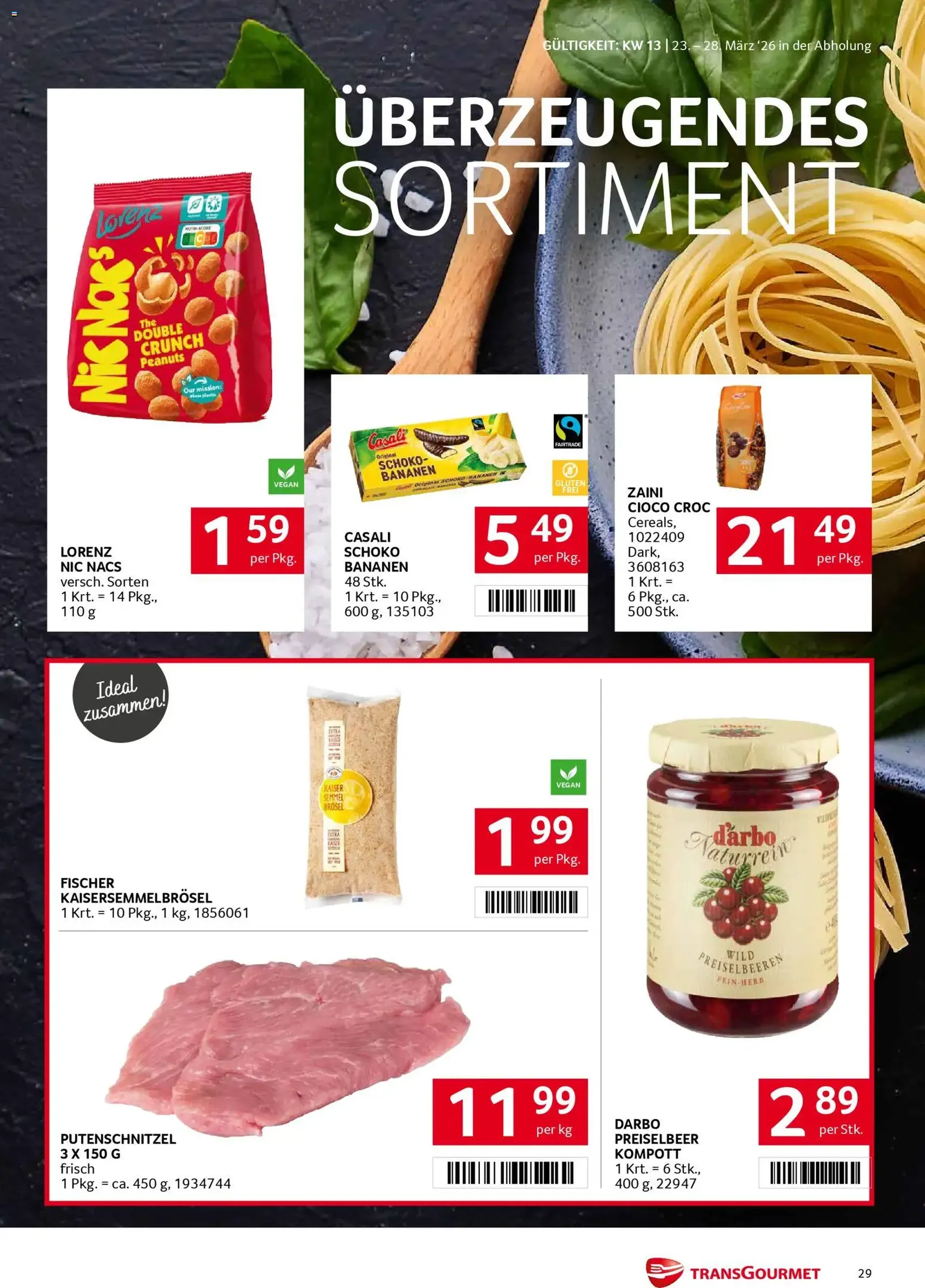 Transgourmet Flugblatt - Gültiger Prospekt ab 23.03.2026, Seite 29 von insgesamt 32