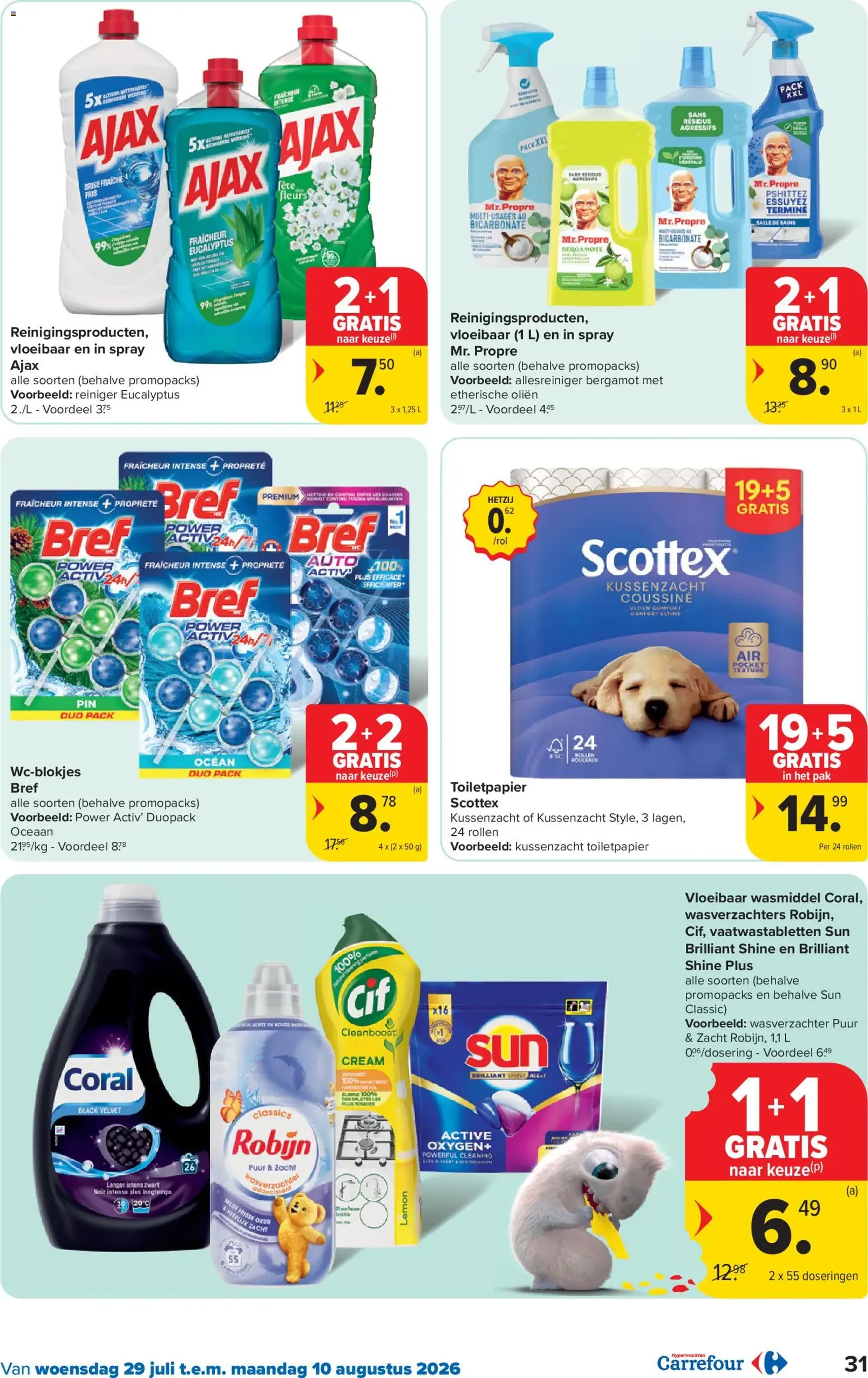 Carrefour folder week 31 - geldige folder vanaf 29/07/2026 pagina 31 van 51