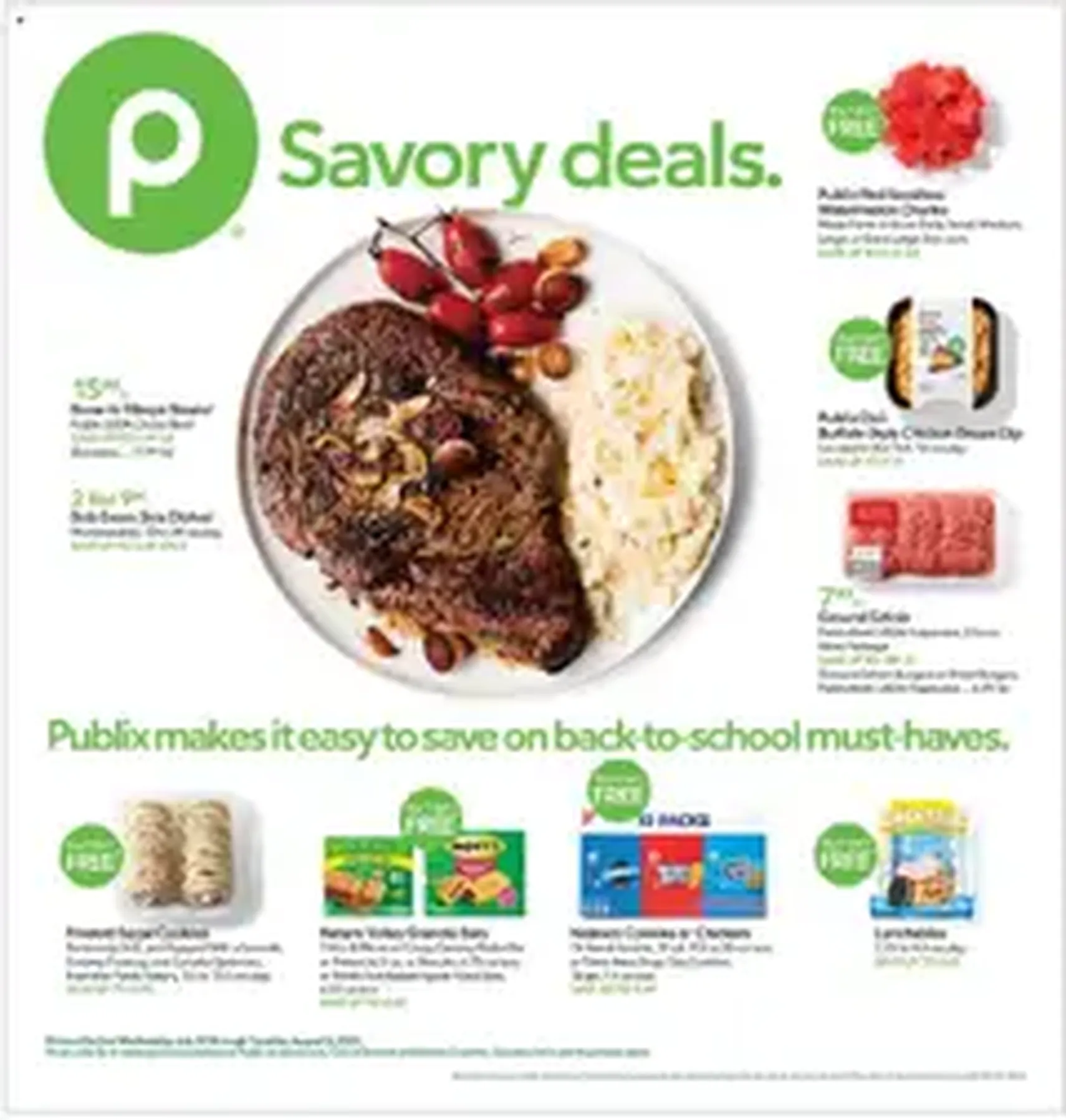Publix Weekly Ad - valid flyer from 07/30/2025, page 1 of 1