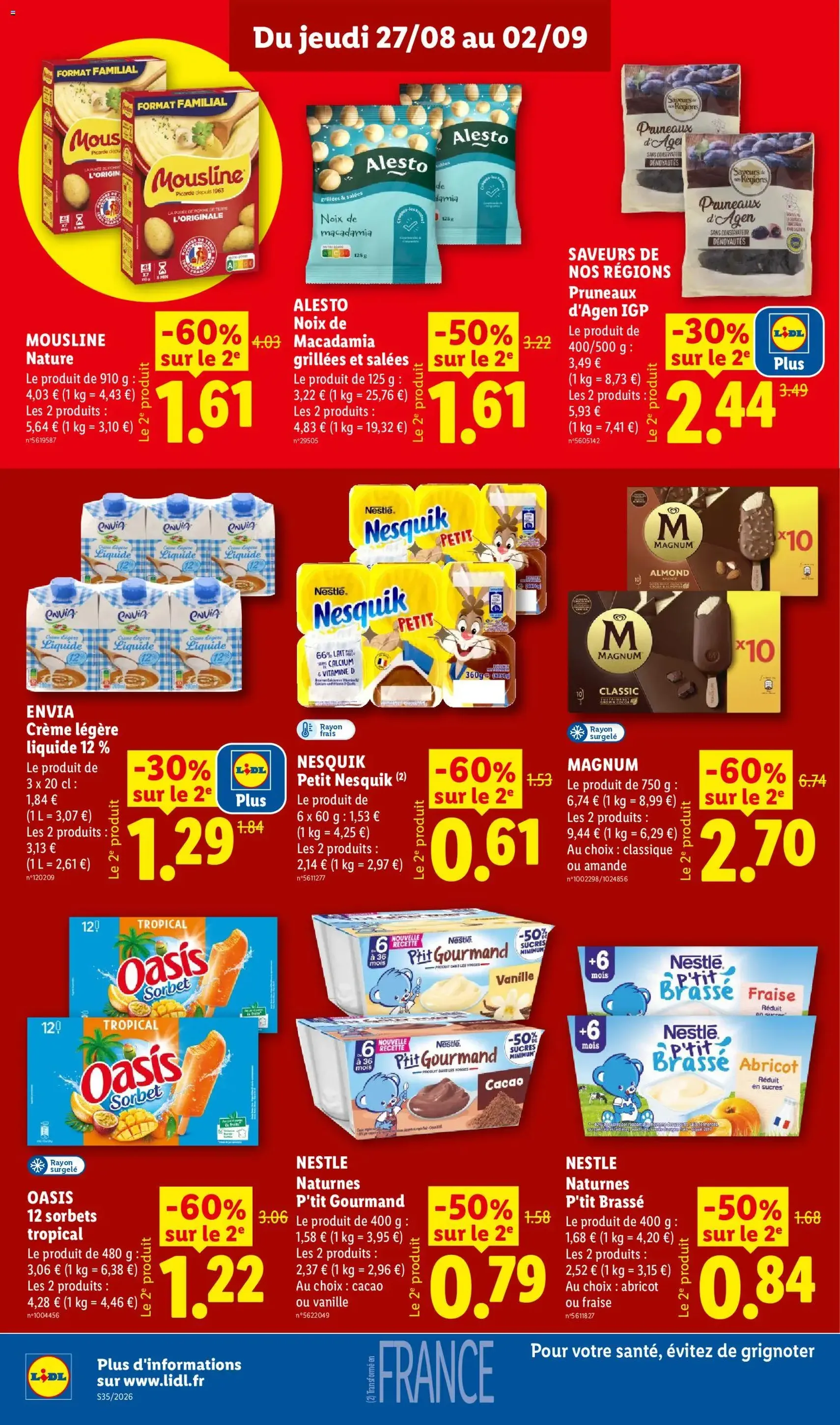 LIDL catalogue - brochure valable à partir du 27/08/2026, page 14 sur 61