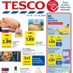 Tesco Hypermarket - leták - náhľad letáku platný od 15.10.2025