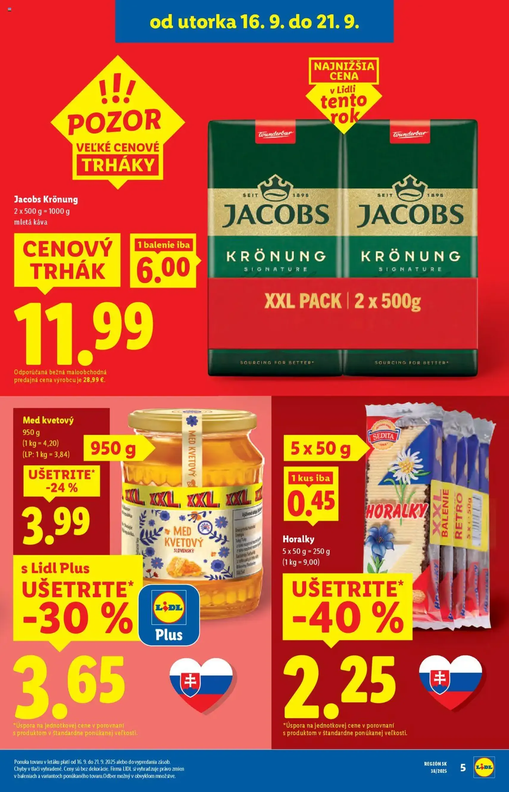 Lidl leták - platný leták od 16.09.2025 strana 5 z 111 Lidl leták - platný leták od 16.09.2025 strana 5 z 111