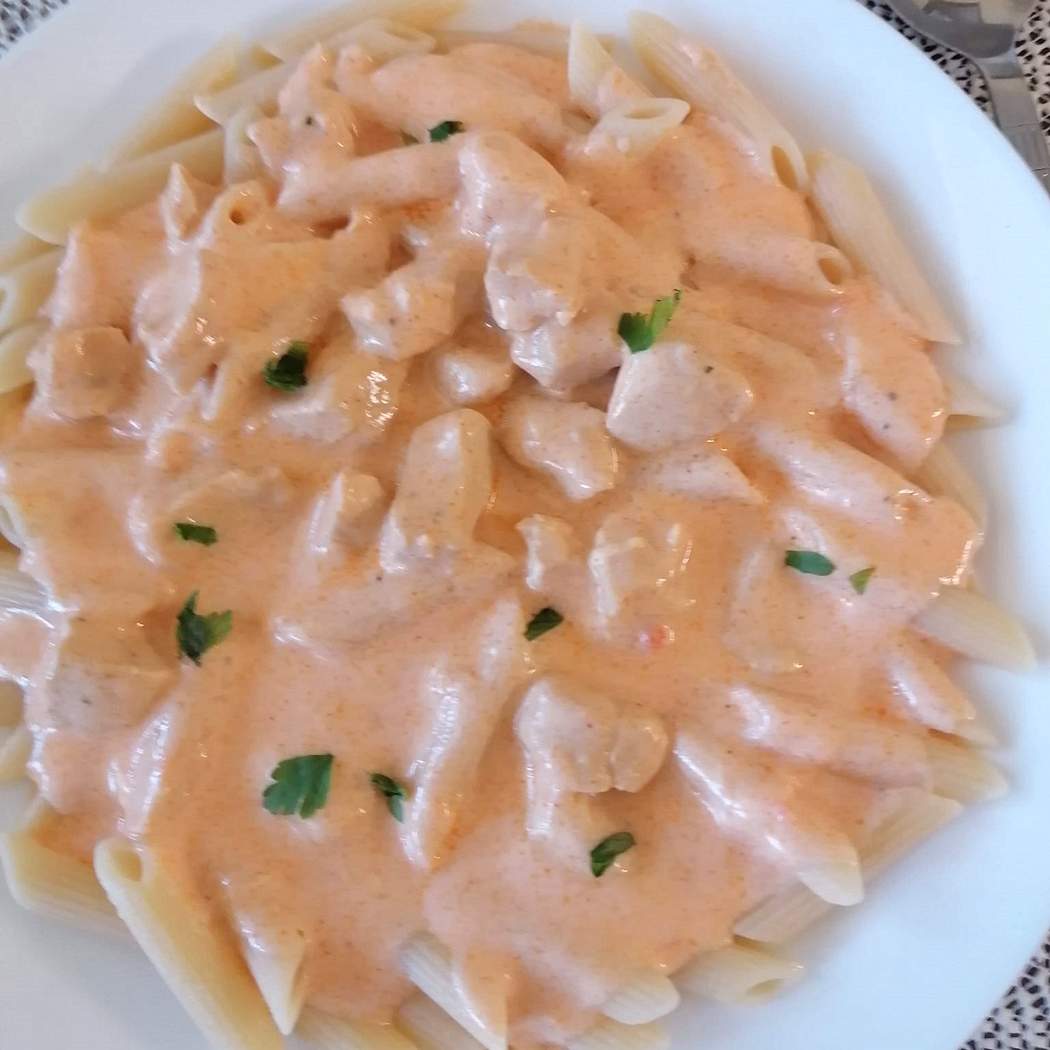 Csirke soté tejszínnel