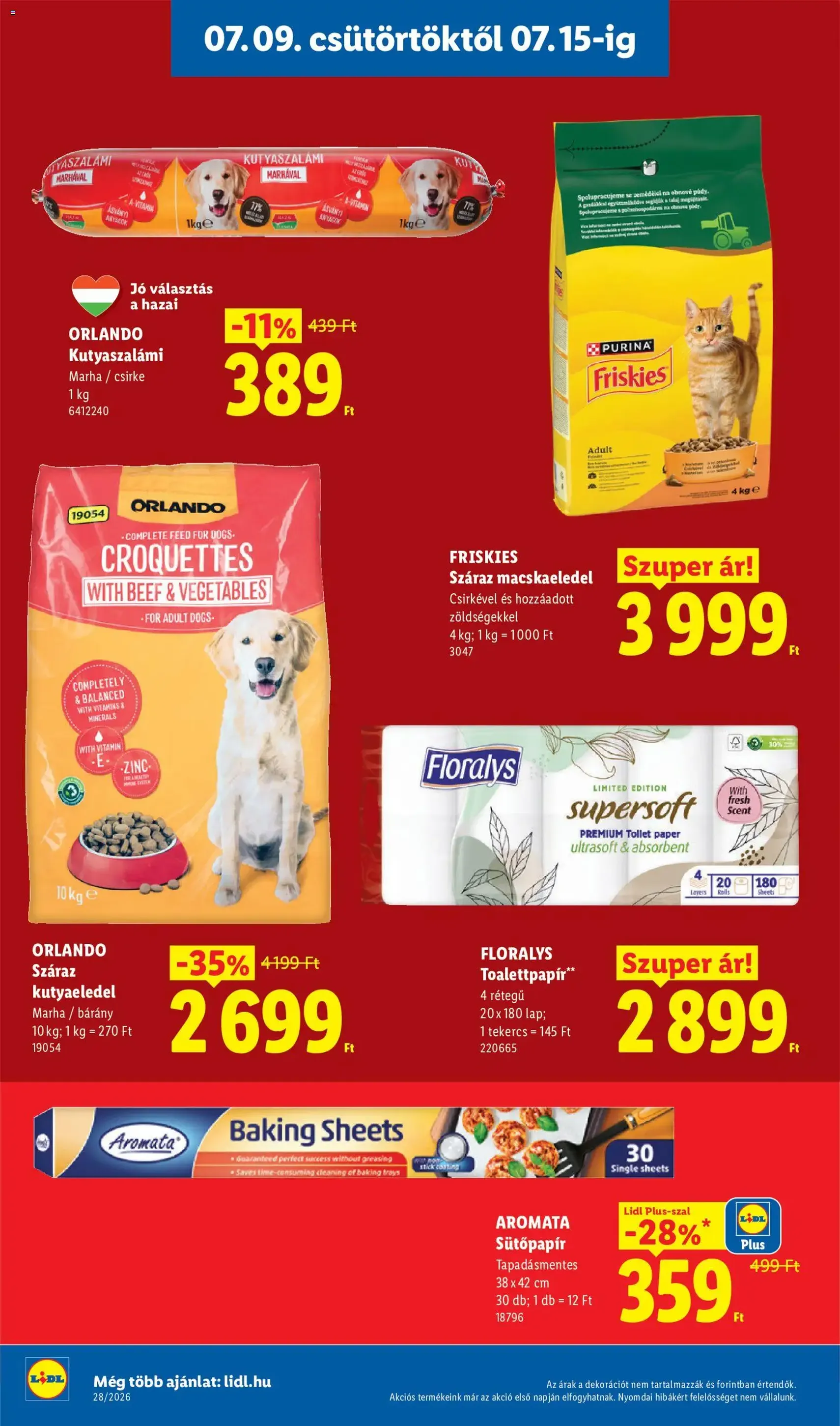 Lidl akciós újság - 2026.07.09. érvényes szórólap 18 oldal 80 oldalból