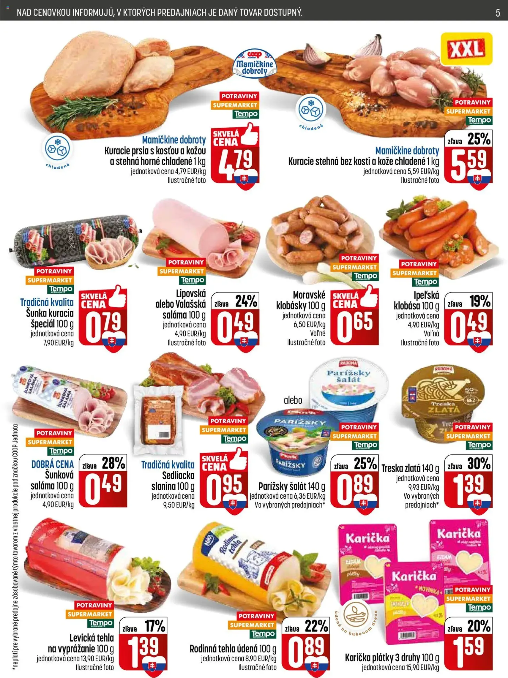 COOP Jednota leták - platný leták od 28.05.2026 strana 5 z 28