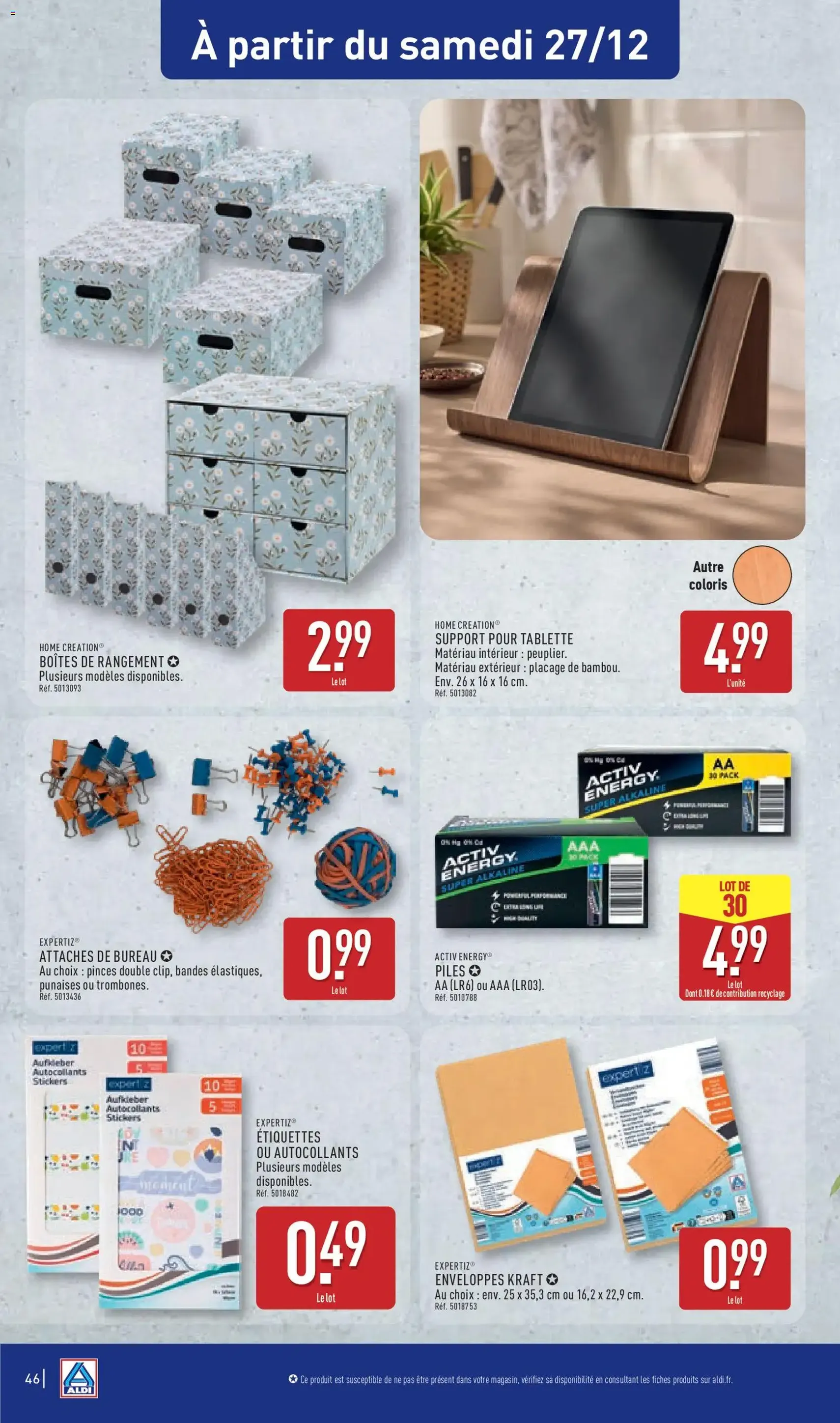 Aldi - Catalogue de la semaine 52 - brochure valable à partir du 23/12/2025, page 49 sur 52