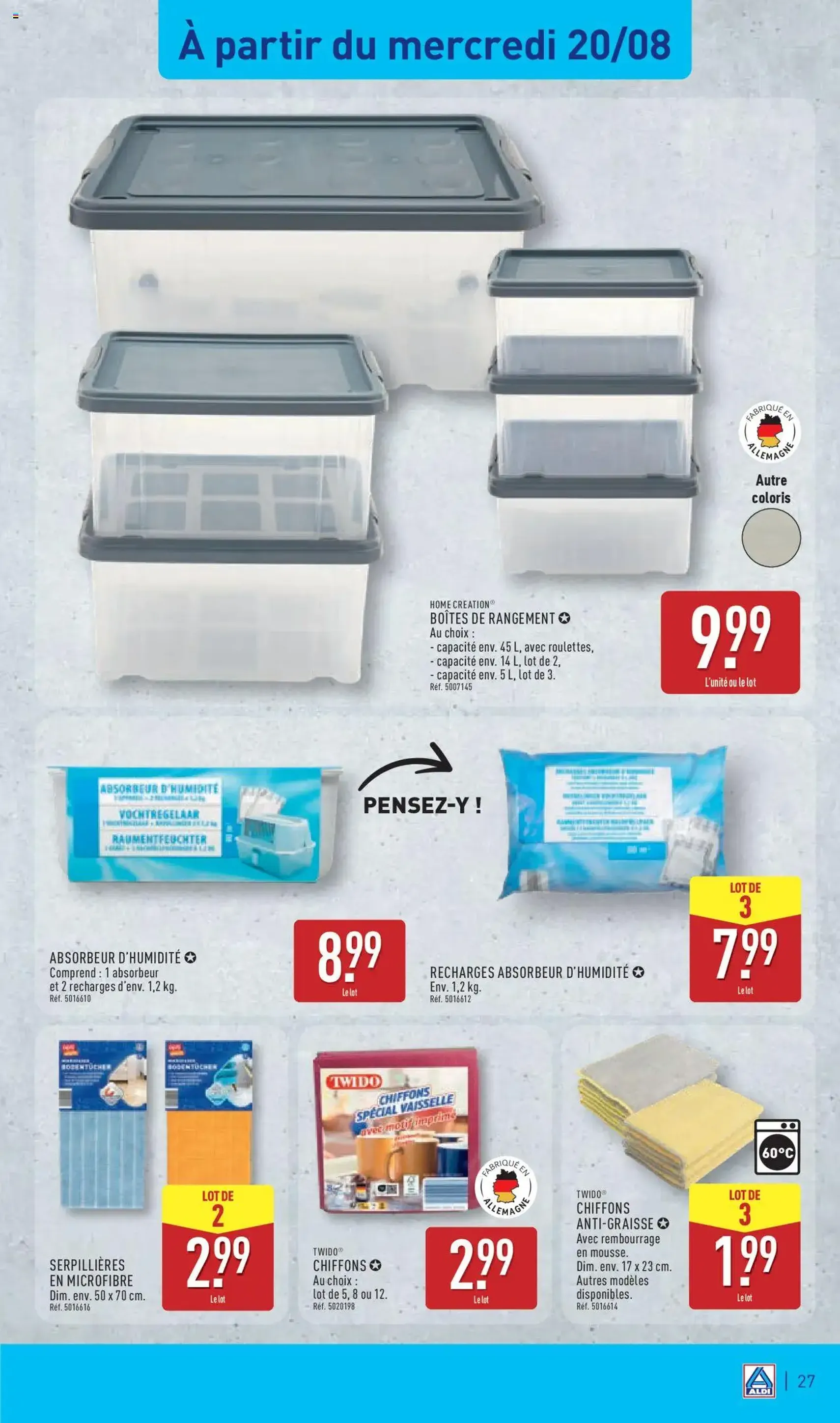 Aldi catalogue semaine 34 - brochure valable à partir du 19/08/2025, page 29 sur 43 Aldi catalogue semaine 34 - brochure valable à partir du 19/08/2025, page 29 sur 43