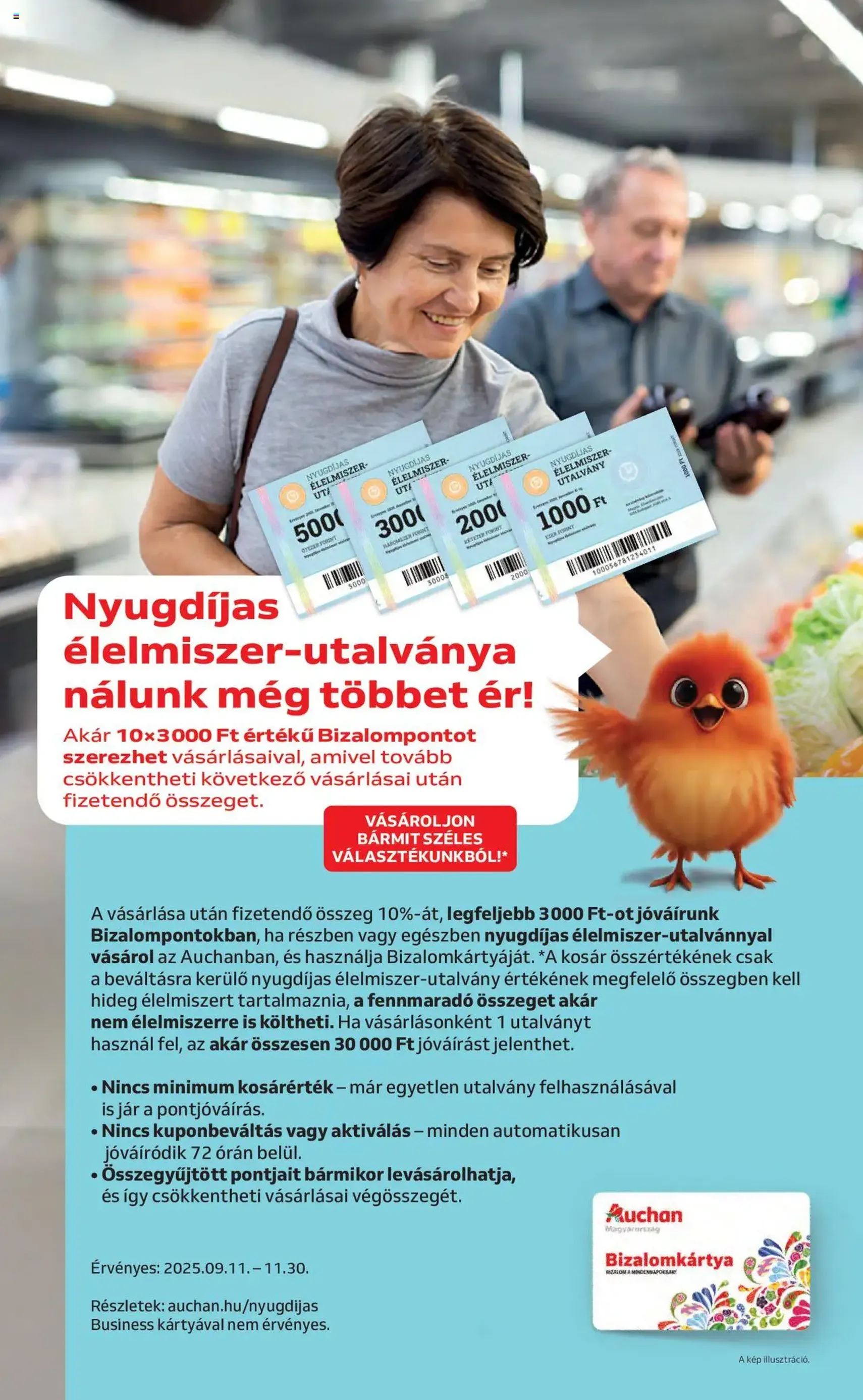 Auchan Akciós újság - 2025.10.16. érvényes szórólap 15 oldal 54 oldalból Auchan Akciós újság - 2025.10.16. érvényes szórólap 15 oldal 54 oldalból