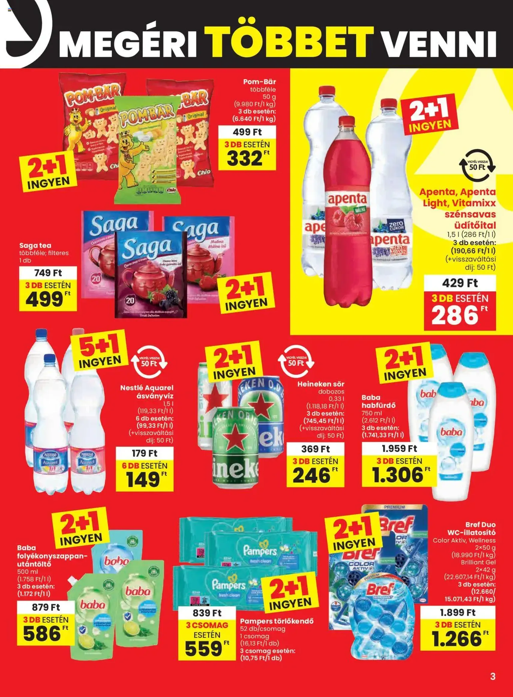 Spar Akciós újság - 2025.09.04. érvényes szórólap 3 oldal 16 oldalból Spar Akciós újság - 2025.09.04. érvényes szórólap 3 oldal 16 oldalból