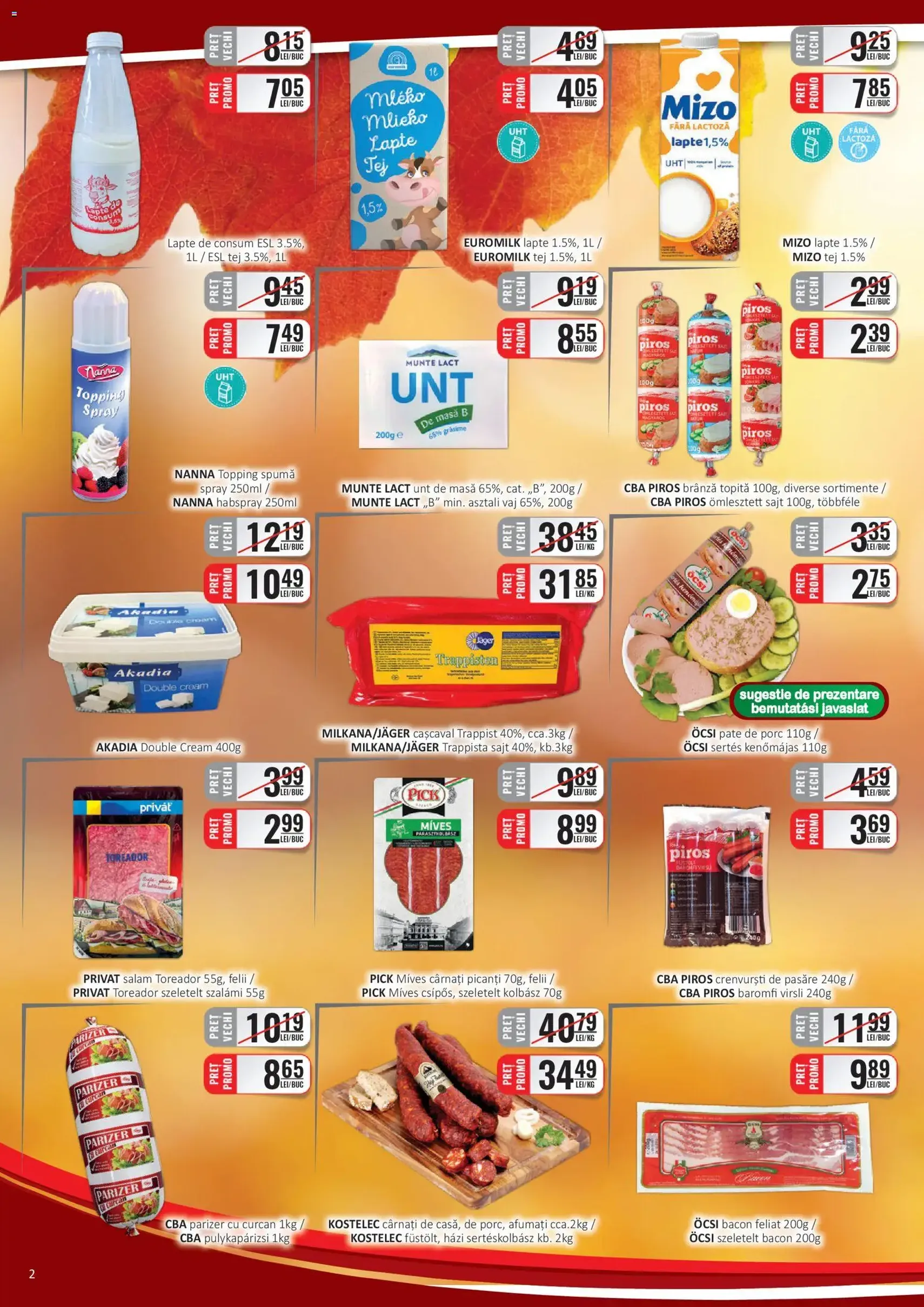 CBA catalog - C+C - cataloage valabile începând cu 01.11.2025 pagina 2 din 8 CBA catalog - C+C - cataloage valabile începând cu 01.11.2025 pagina 2 din 8