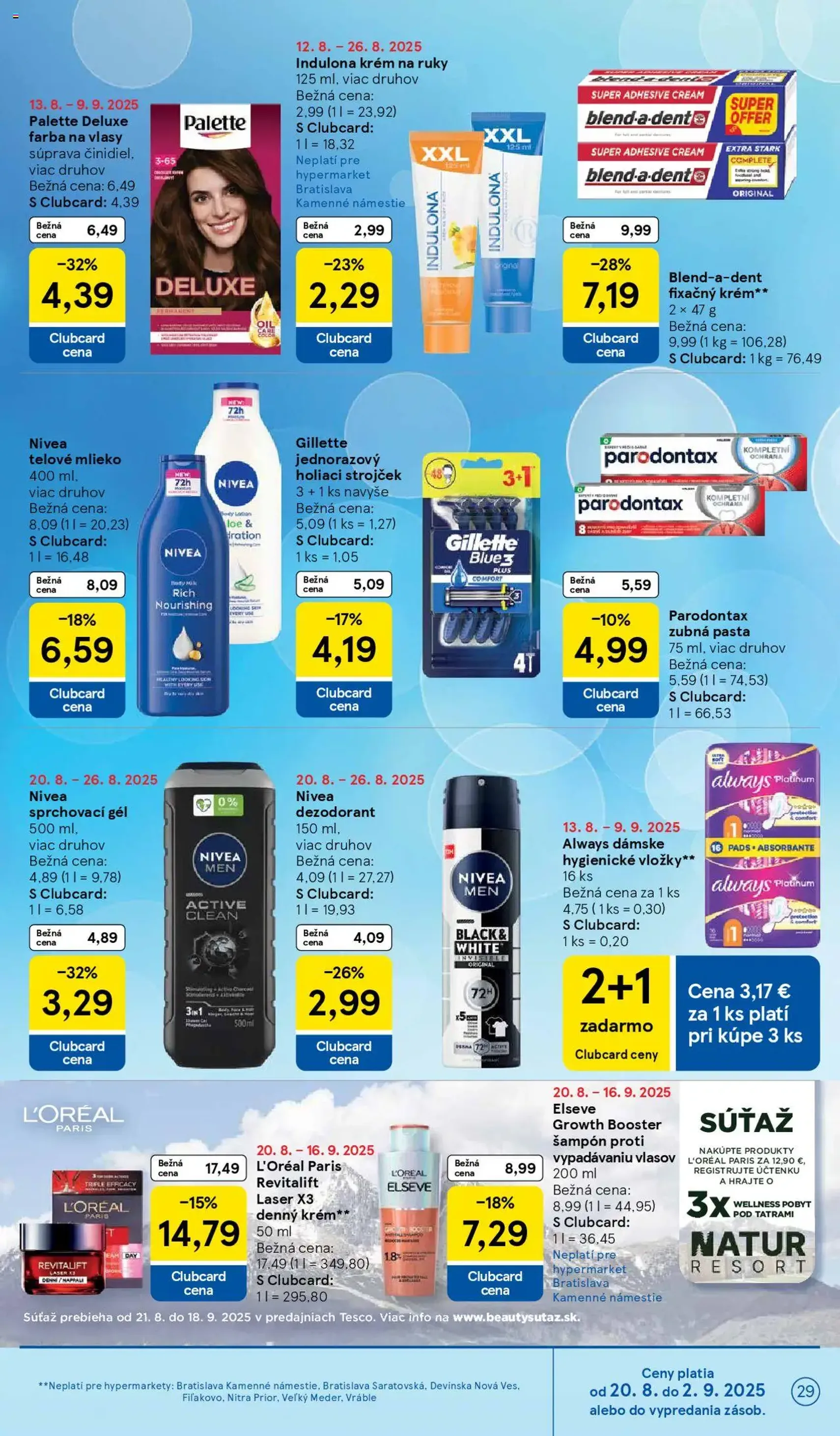 Tesco Hypermarket - leták - platný leták od 20.08.2025 strana 29 z 38