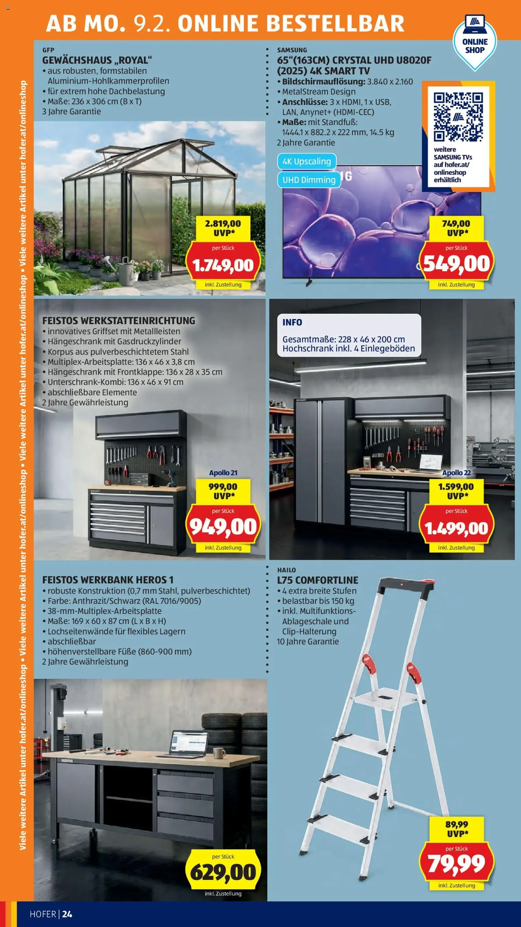 Hofer Flugblatt - Gültiger Prospekt ab 06.02.2026, Seite 28 von insgesamt 43