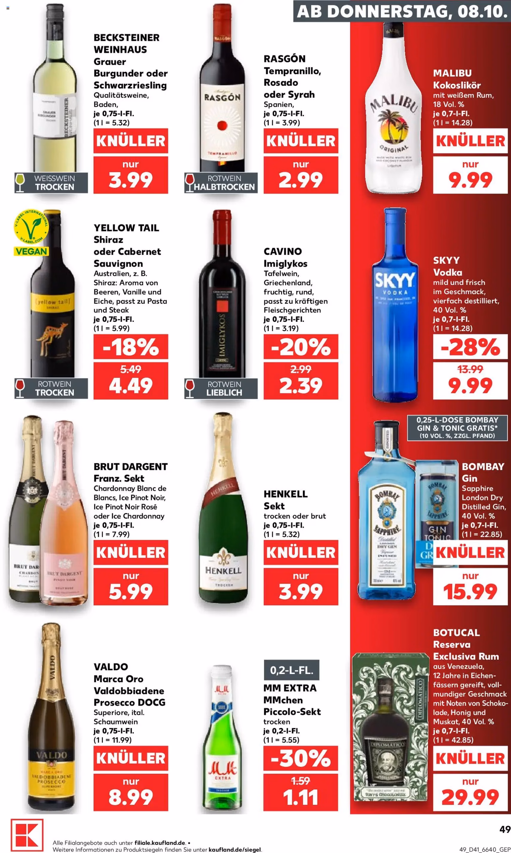 Kaufland Prospekt - Gültiger Prospekt ab 08.10.2026, Seite 49 von insgesamt 70