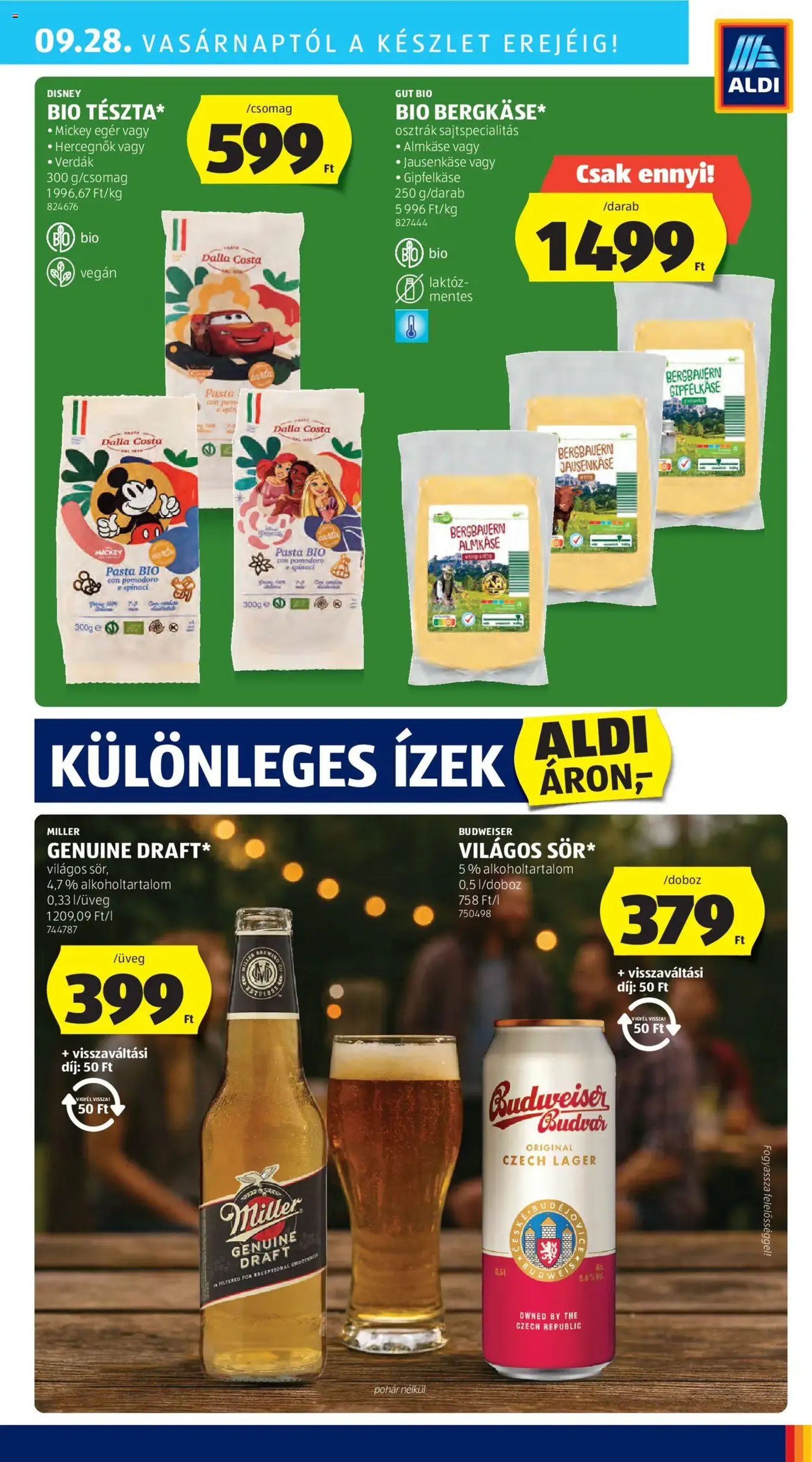 Aldi Akciós újság - 2025.09.25. érvényes szórólap 29 oldal 51 oldalból Aldi Akciós újság - 2025.09.25. érvényes szórólap 29 oldal 51 oldalból
