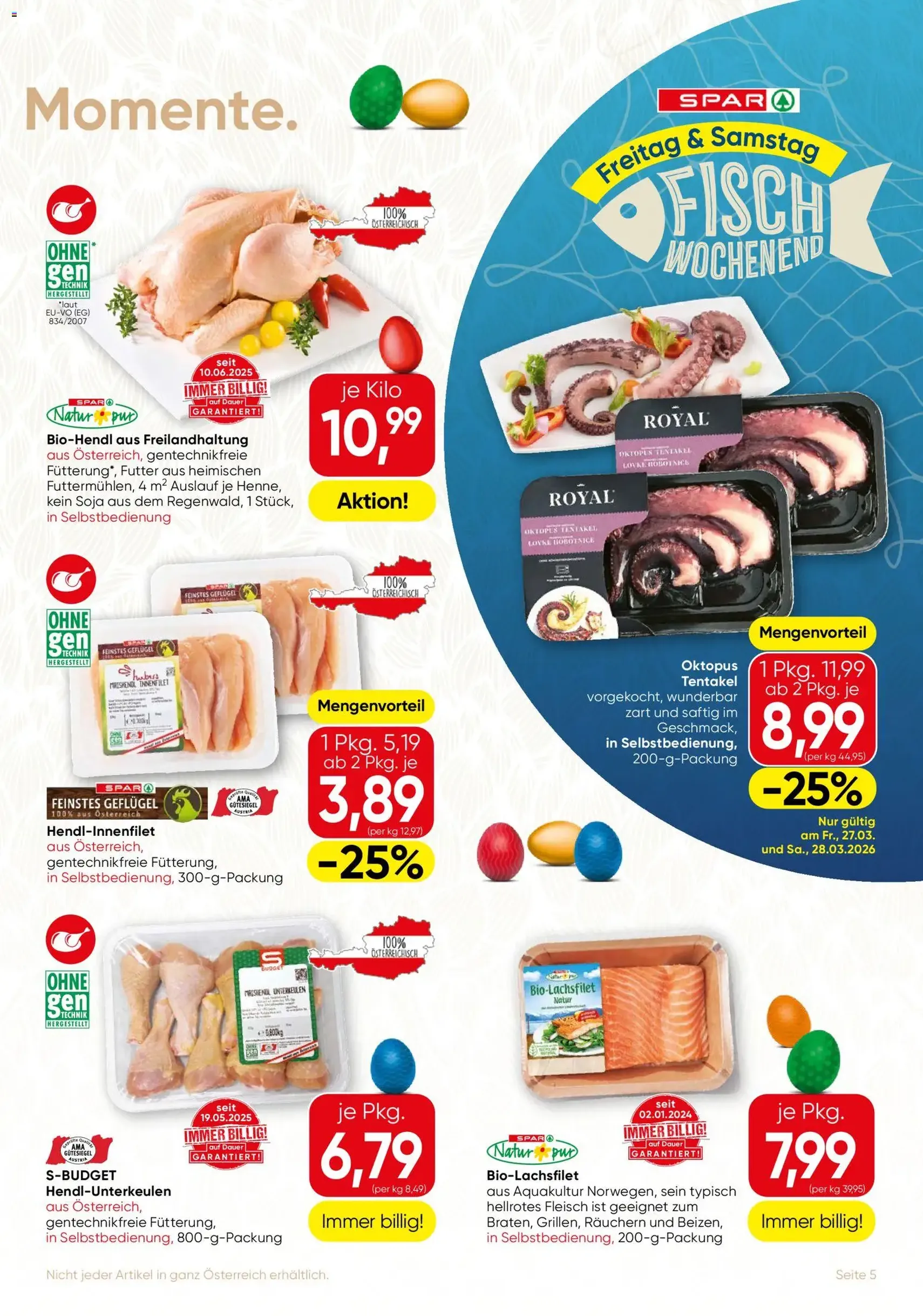 SPAR Gourmet Flugblatt - Gültiger Prospekt ab 26.03.2026, Seite 5 von insgesamt 12