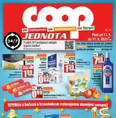 COOP Jednota leták - náhľad letáku platný od 11.09.2025