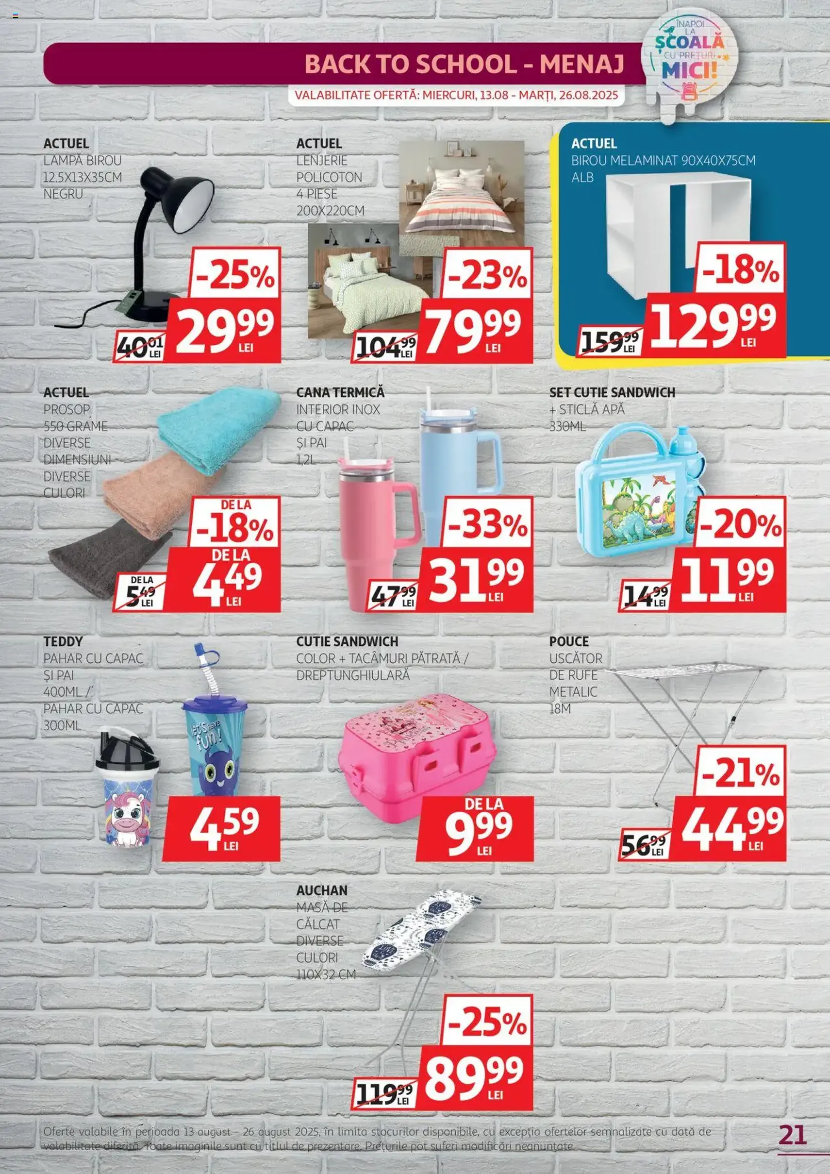 Catalog Auchan - cataloage valabile începând cu 13.08.2025 pagina 21 din 28