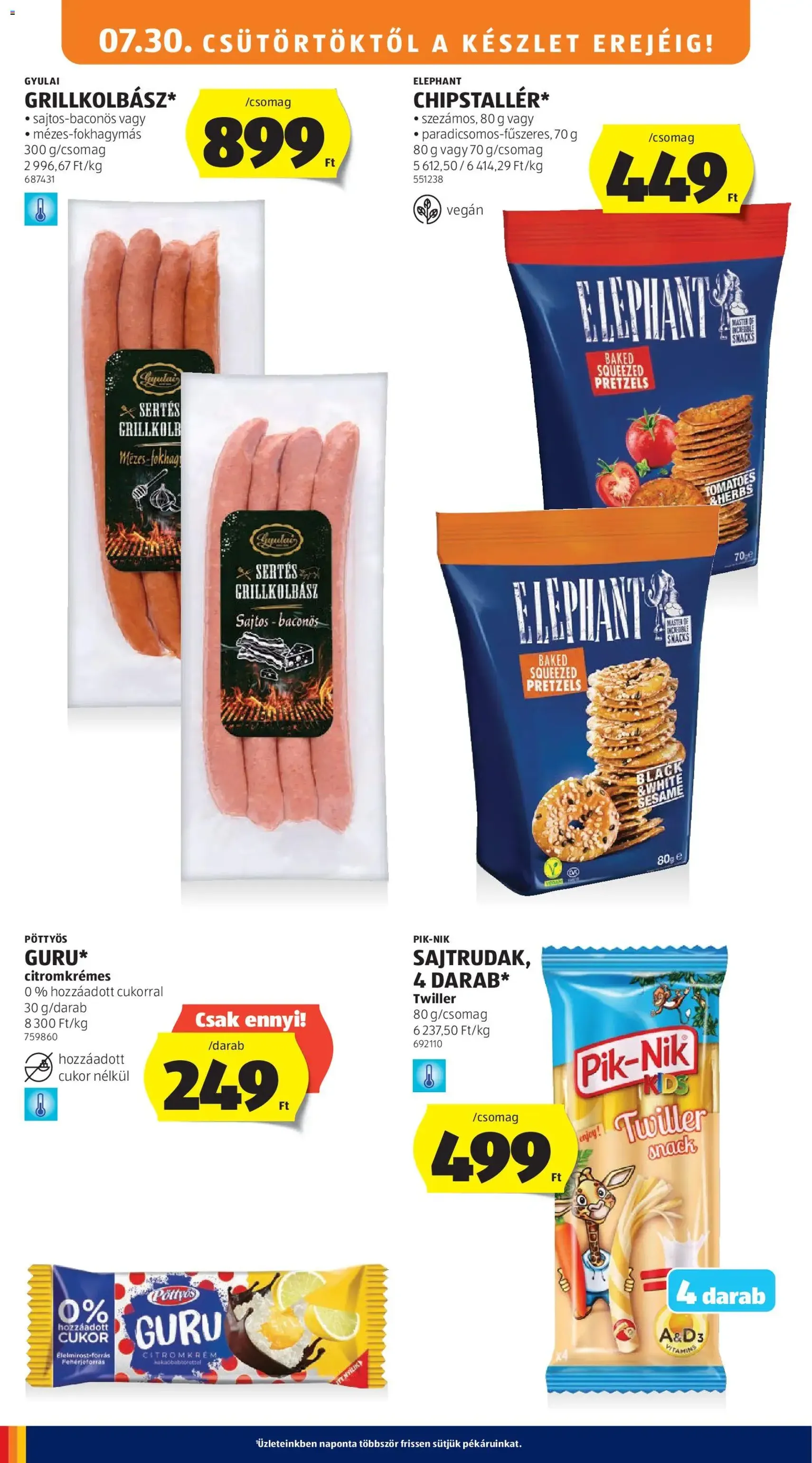 Aldi akciós újság - 2026.07.30. érvényes szórólap 12 oldal 54 oldalból