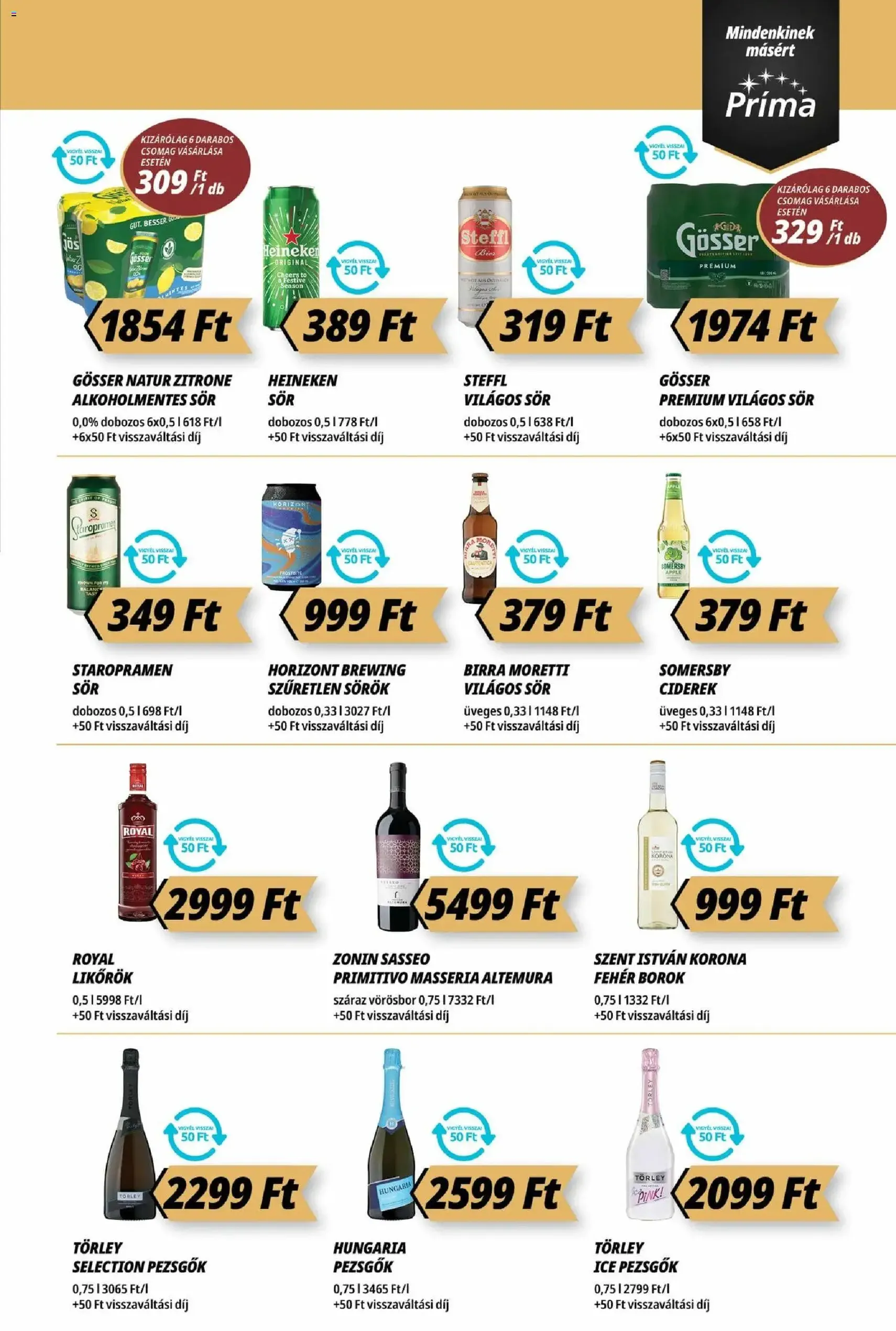 CBA Príma Akciós újság - 2025.12.11. érvényes szórólap 13 oldal 16 oldalból