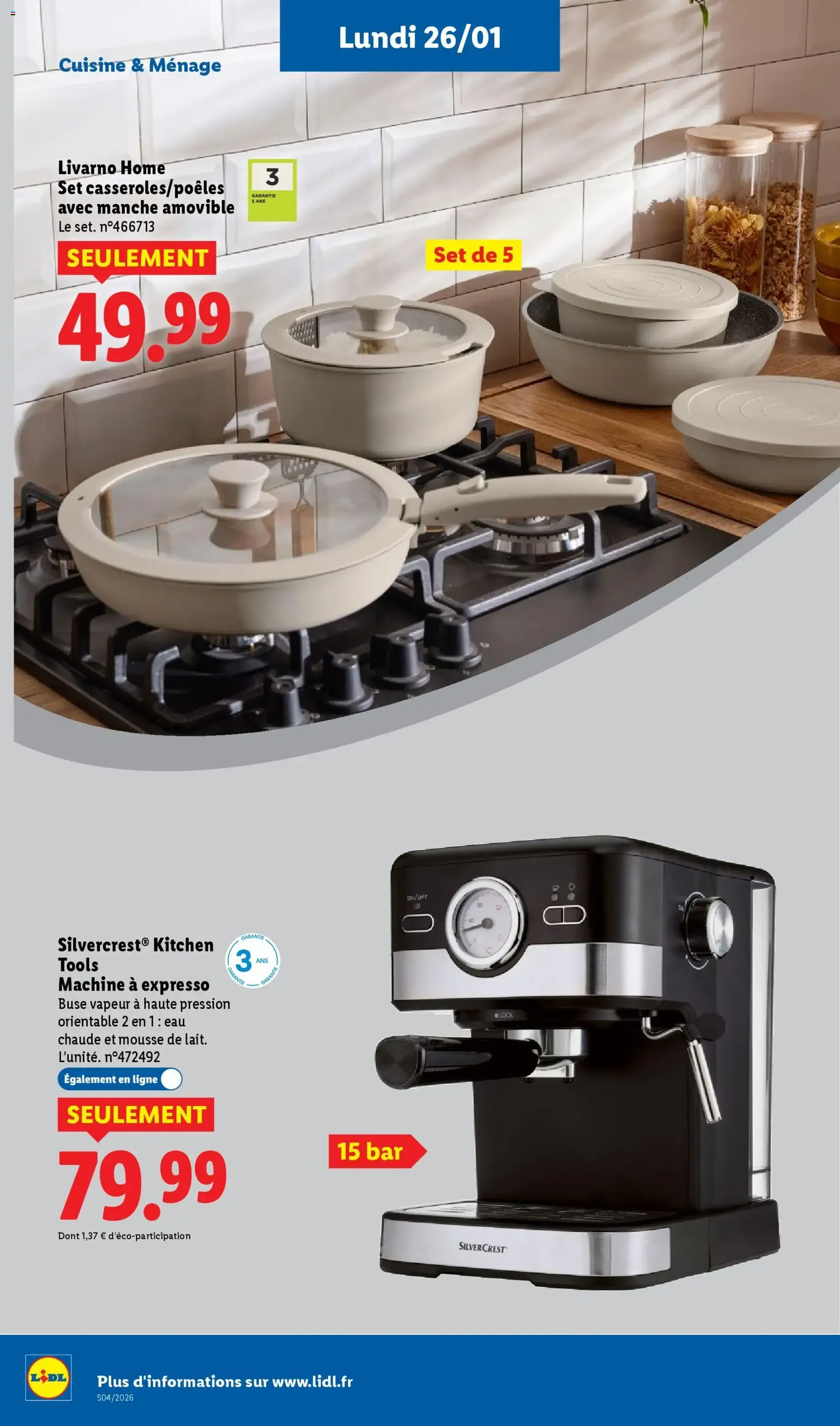 LIDL catalogue semaine 4 - brochure valable à partir du 22/01/2026, page 62 sur 79