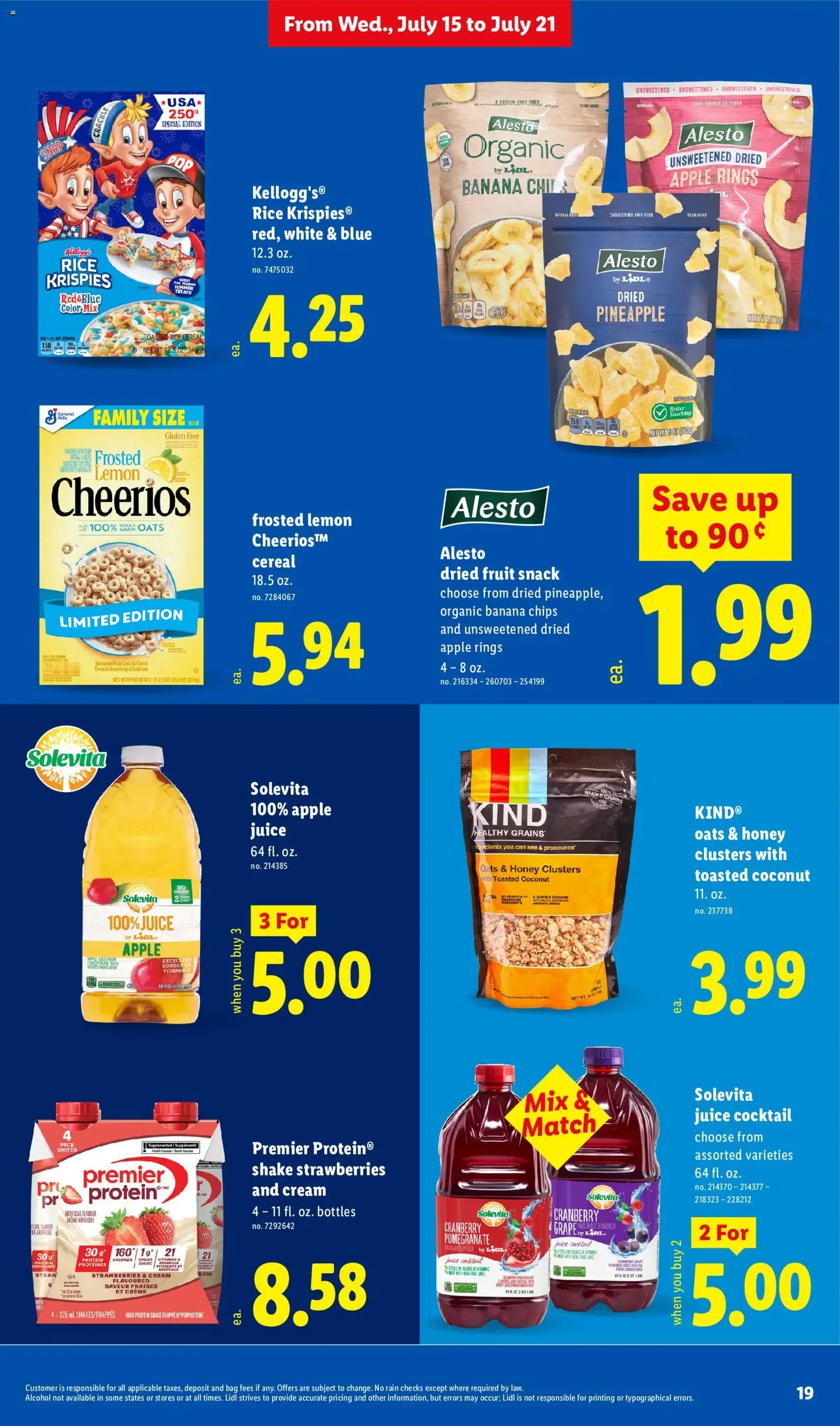 Lidl Weekly Ad - valid flyer from 07/15/2026, page 19 of 42