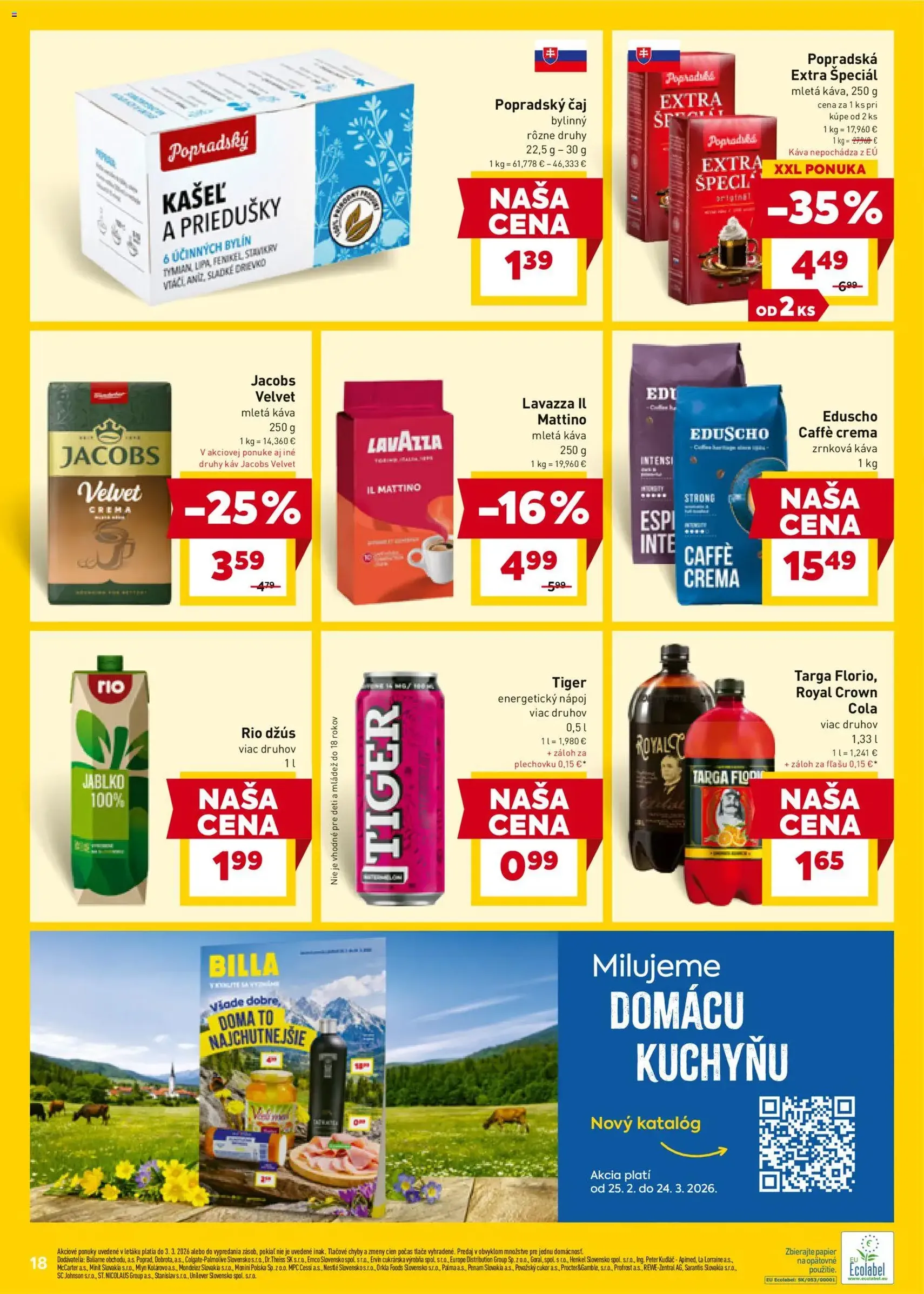 Billa leták - platný leták od 25.02.2026 strana 18 z 24