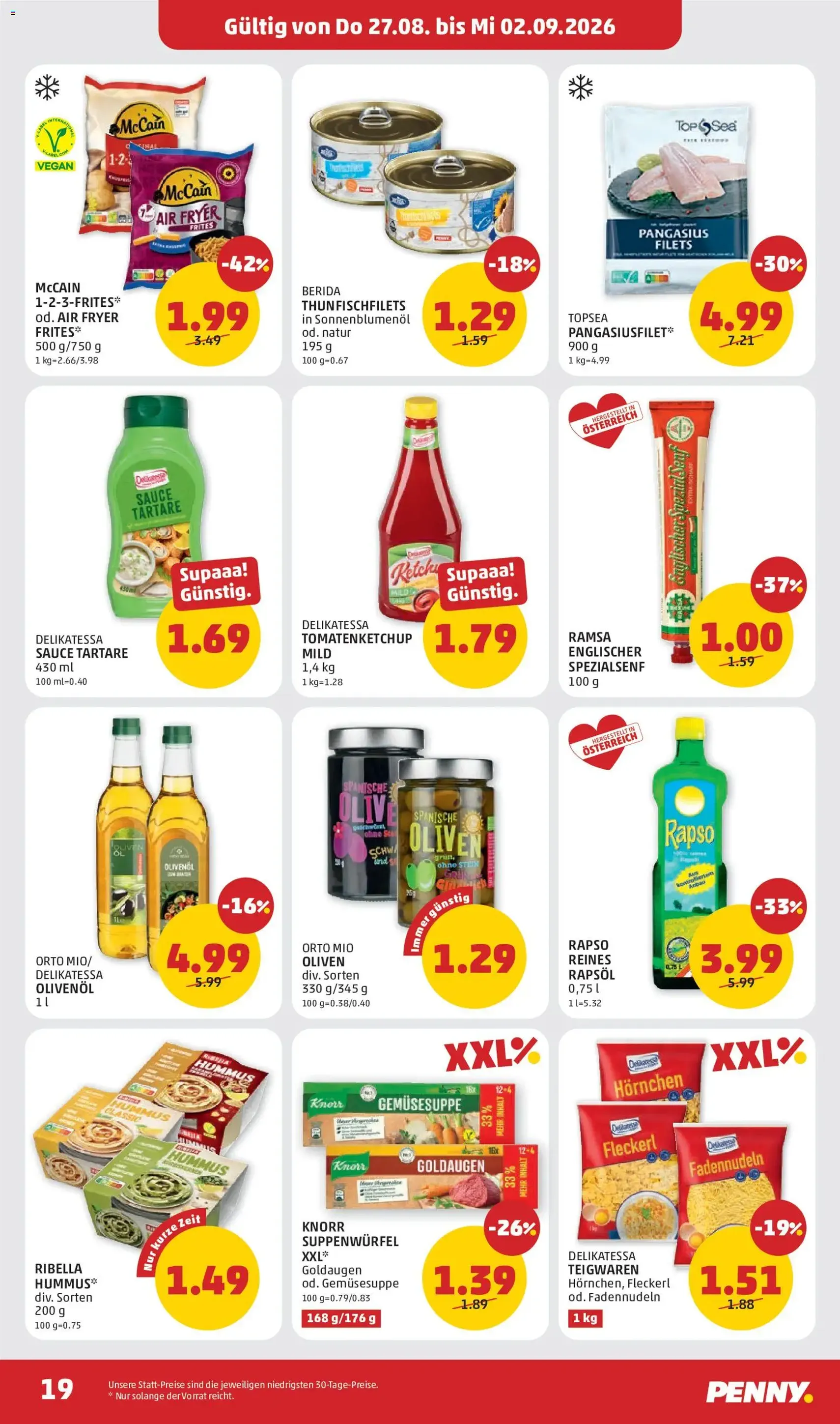 Penny Markt Flugblatt - Gültiger Prospekt ab 27.08.2026, Seite 19 von insgesamt 32