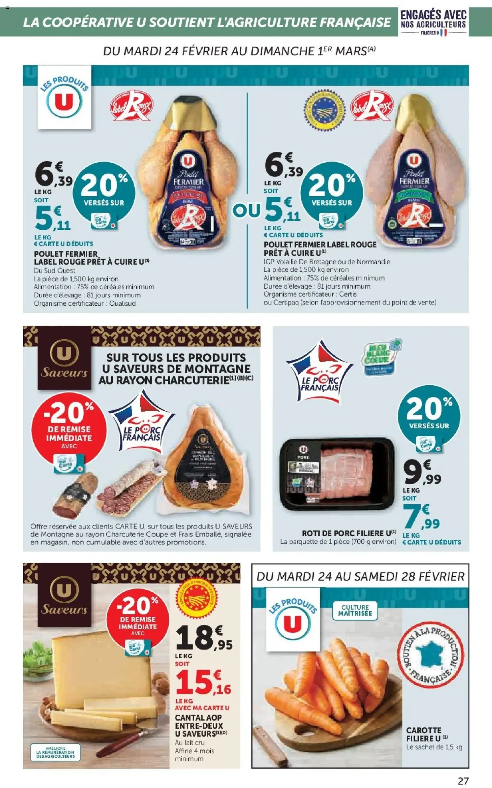 Super U catalogue - brochure valable à partir du 24/02/2026, page 27 sur 44