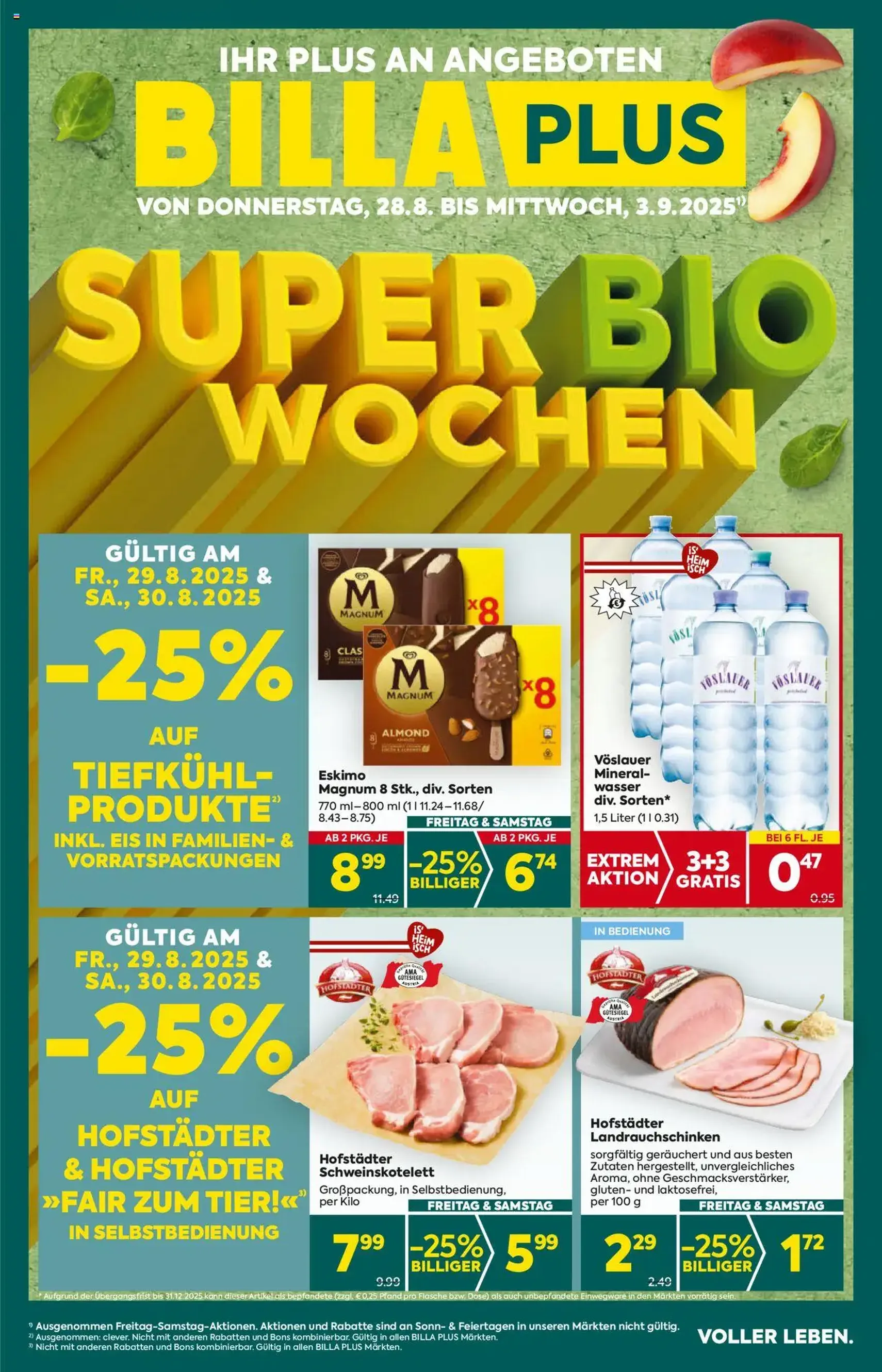 Billa Plus Flugblatt - Gültiger Prospekt ab 28.08.2025, Seite 1 von insgesamt 16 Billa Plus Flugblatt - Gültiger Prospekt ab 28.08.2025, Seite 1 von insgesamt 16