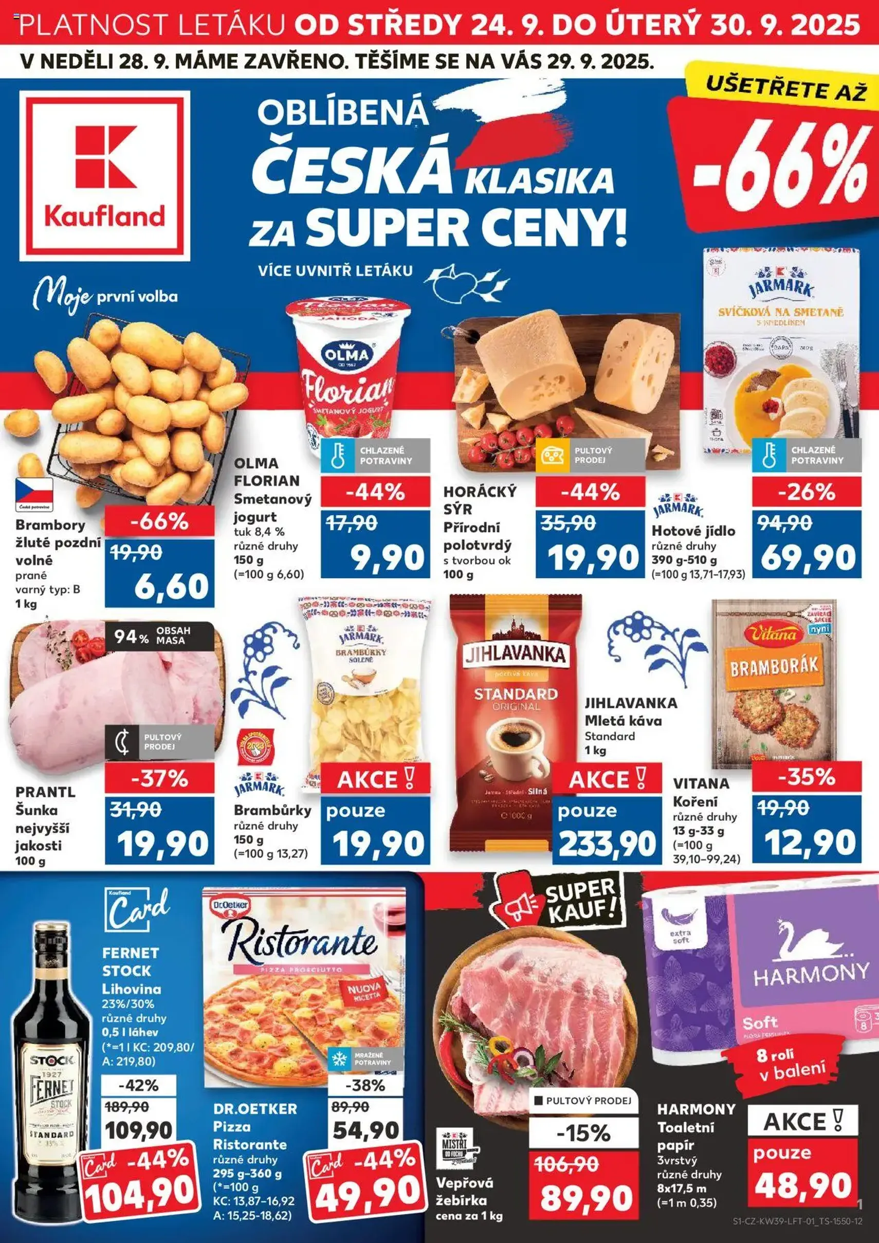 Kaufland leták - platný leták od 24.09.2025 strana 1 z 90