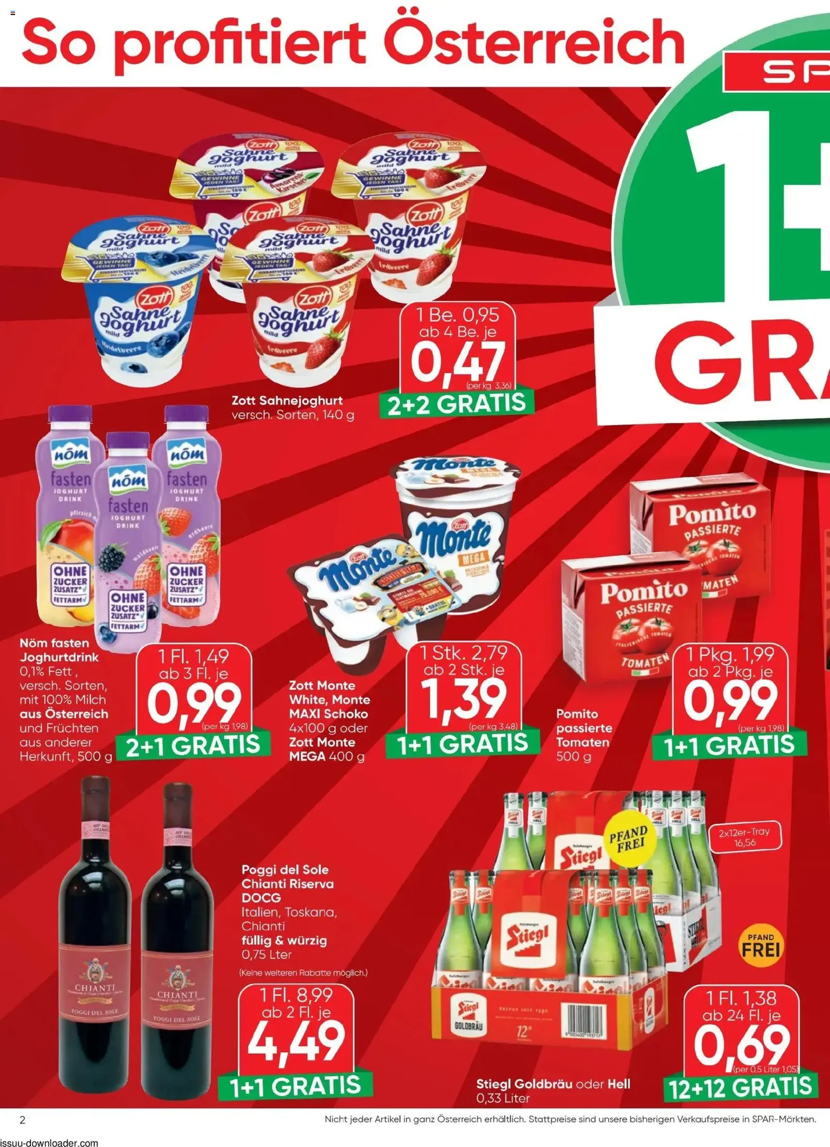 Spar - Flugblatt - Gültiger Prospekt ab 28.05.2026, Seite 2 von insgesamt 12