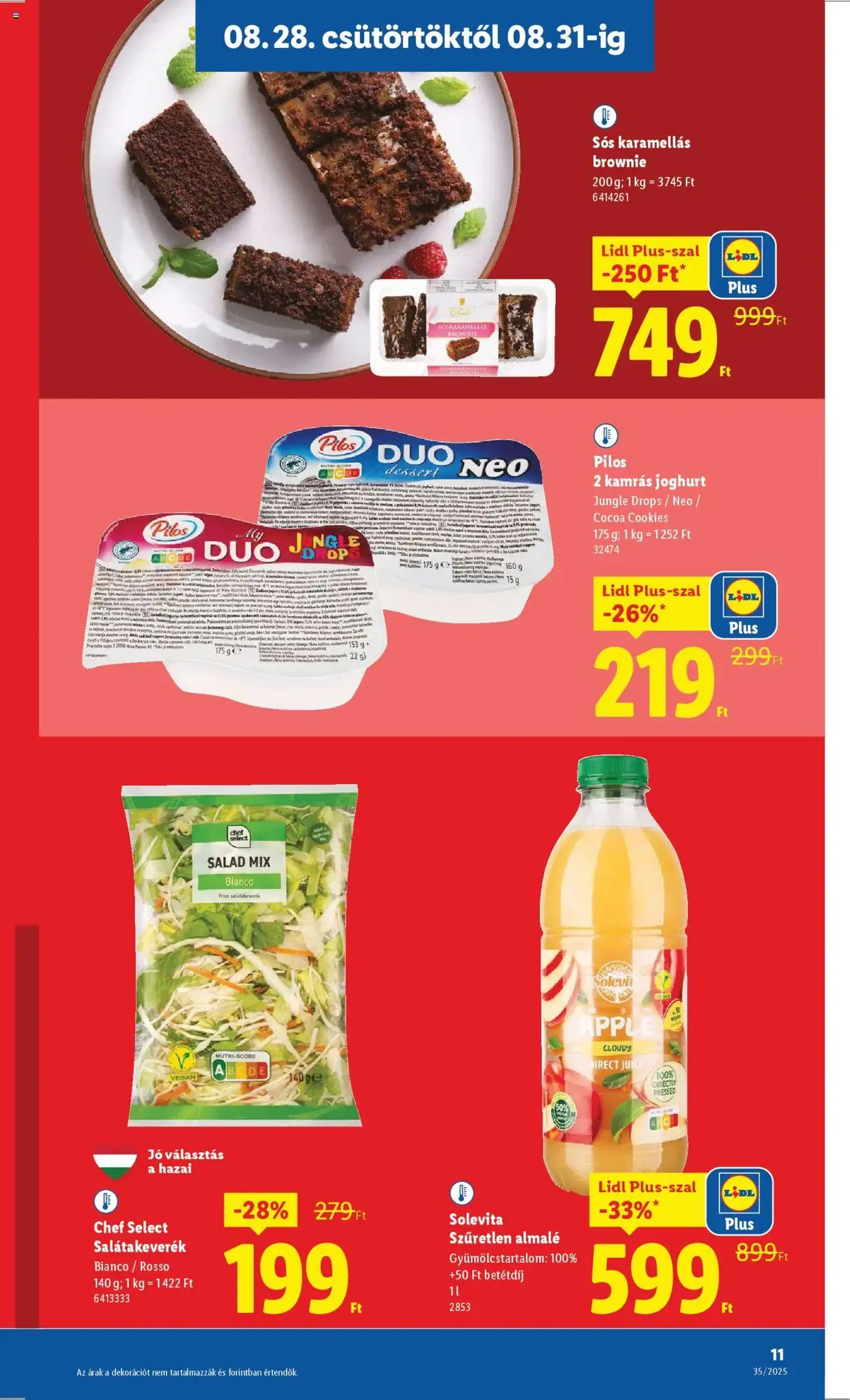 Lidl Akciós újság - 2025.08.28. érvényes szórólap 11 oldal 76 oldalból Lidl Akciós újság - 2025.08.28. érvényes szórólap 11 oldal 76 oldalból