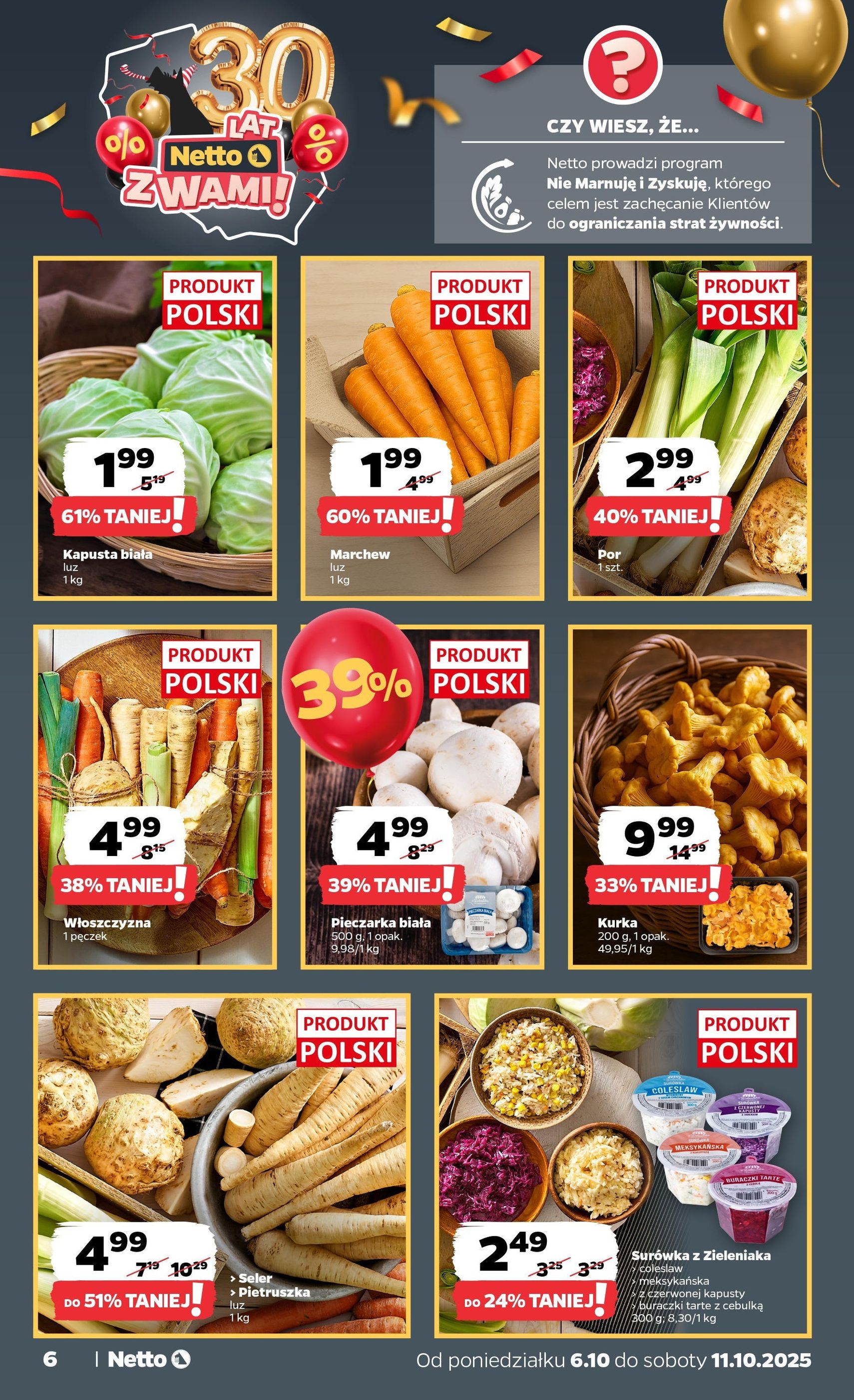 Netto gazetka - Spożywcza - ważny gazetka od 06.10.2025 strona 6 z 34