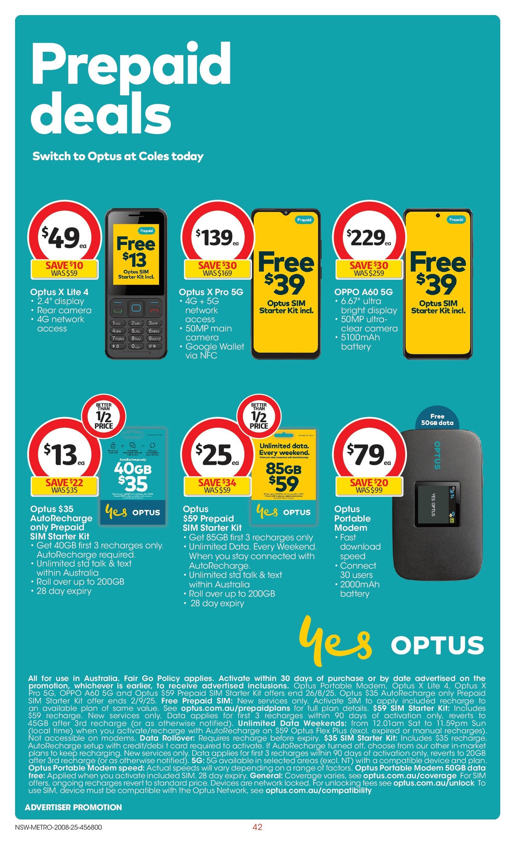 Coles Catalogue NSW - valid flyer from 20/08/2025, page 42 of 45 Coles Catalogue NSW - valid flyer from 20/08/2025, page 42 of 45