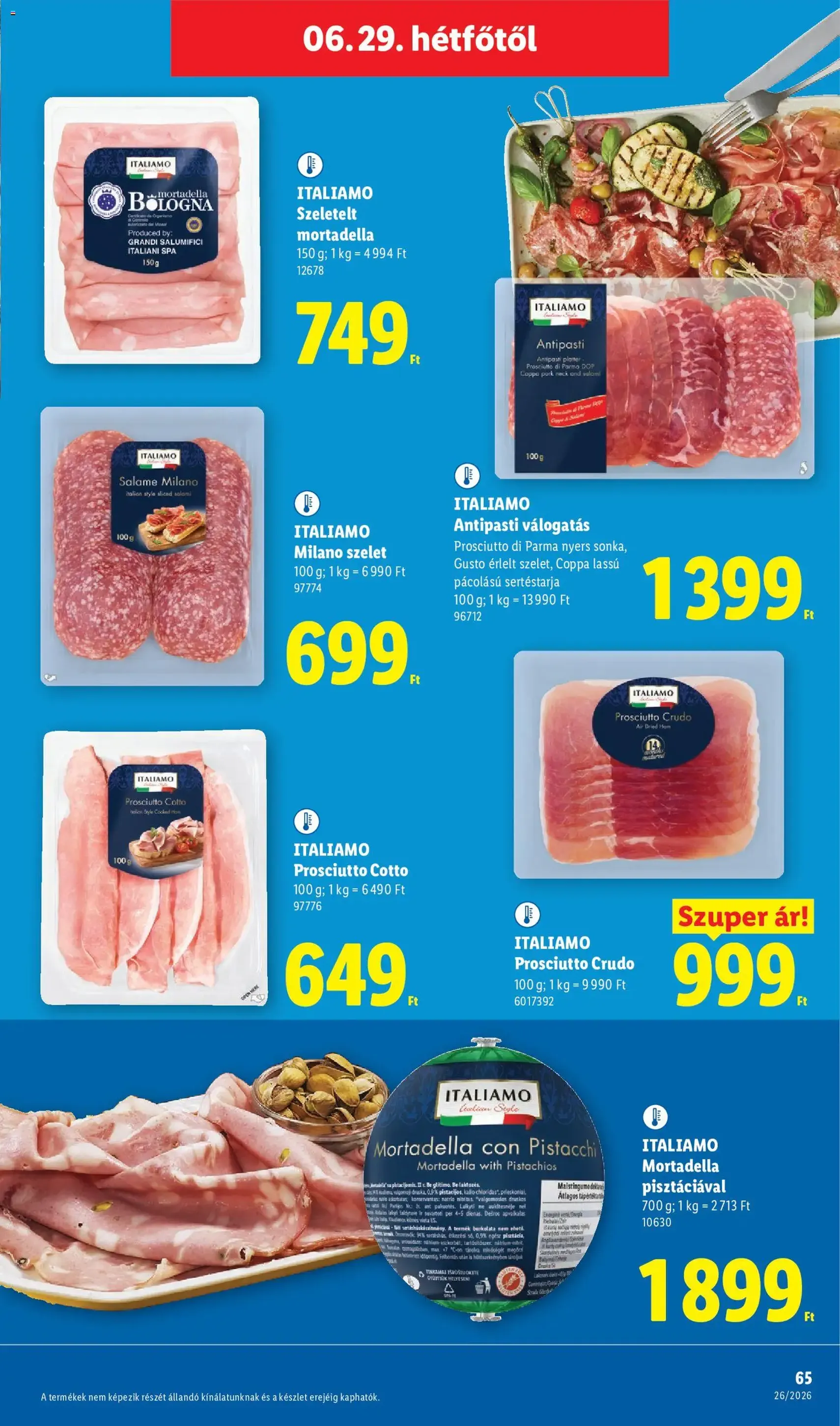 Lidl akciós újság - 2026.06.25. érvényes szórólap 65 oldal 74 oldalból