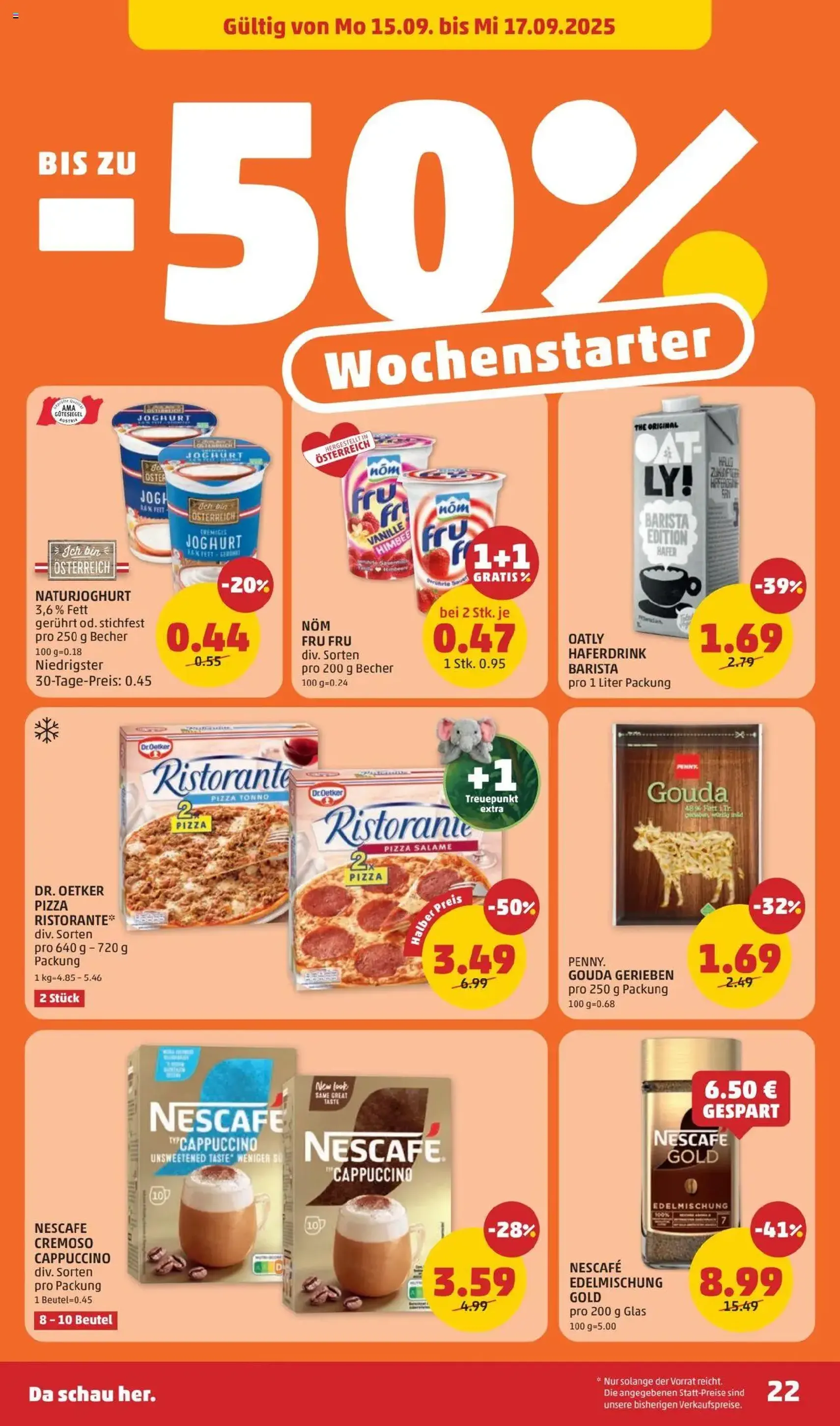 Penny Markt Flugblatt - Gültiger Prospekt ab 11.09.2025, Seite 22 von insgesamt 28 Penny Markt Flugblatt - Gültiger Prospekt ab 11.09.2025, Seite 22 von insgesamt 28
