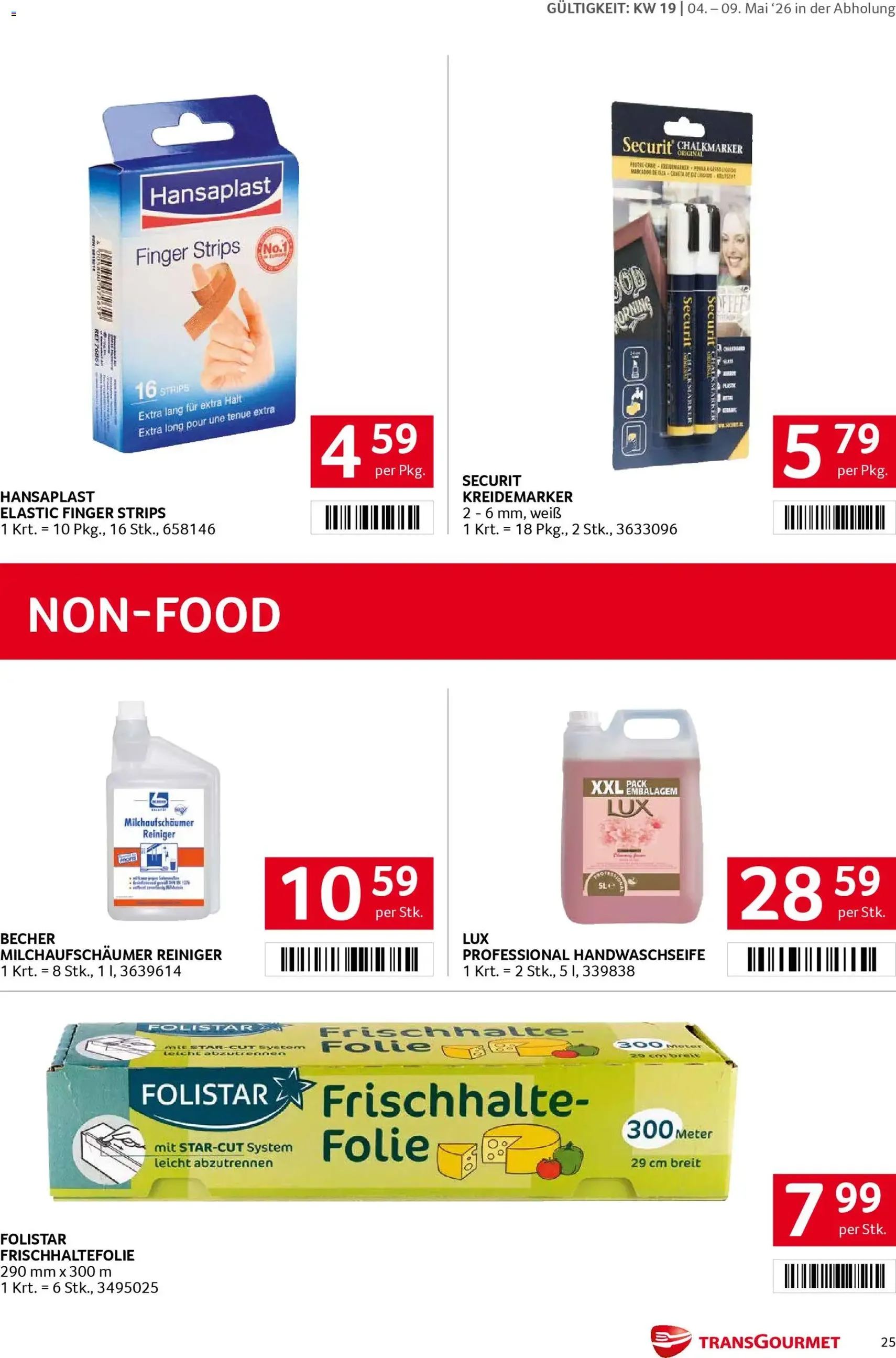 Transgourmet Flugblatt - Gültiger Prospekt ab 04.05.2026, Seite 25 von insgesamt 32