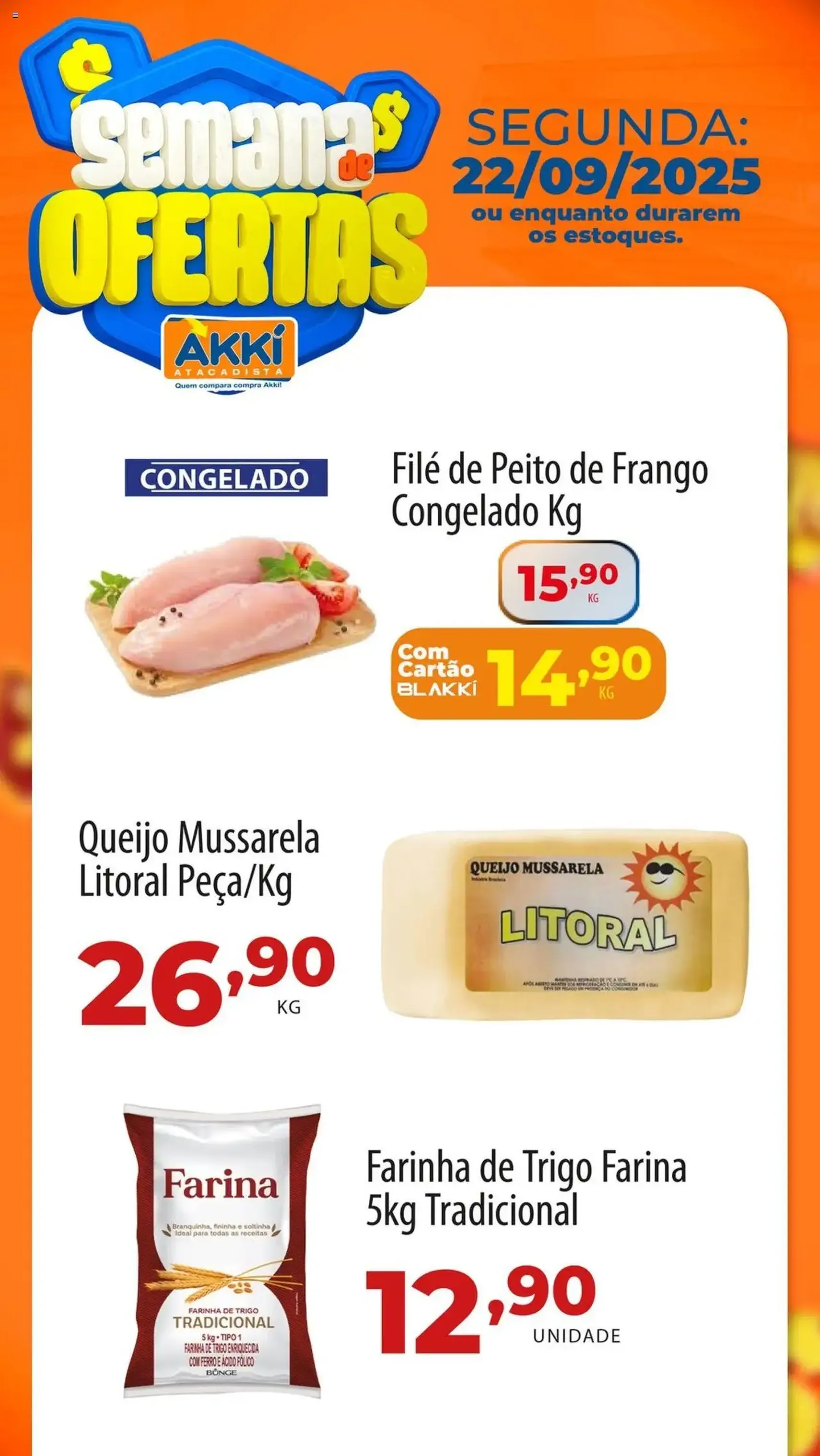 Akki Atacadista - Ofertas do Dia - folheto válido a partir de 22/09/2025 página 1 de 1