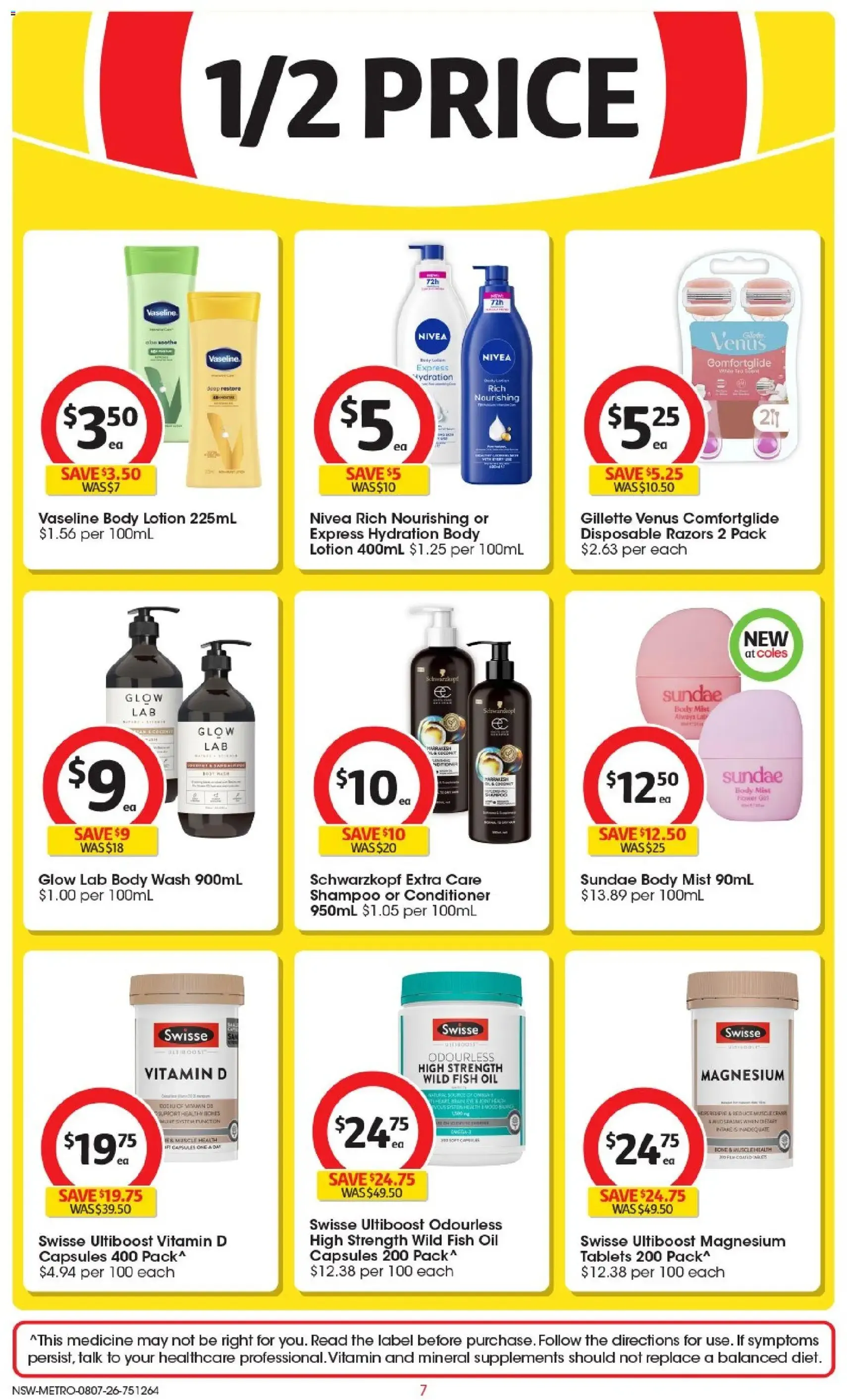 Coles catalogue - valid flyer from 08/07/2026, page 7 of 50