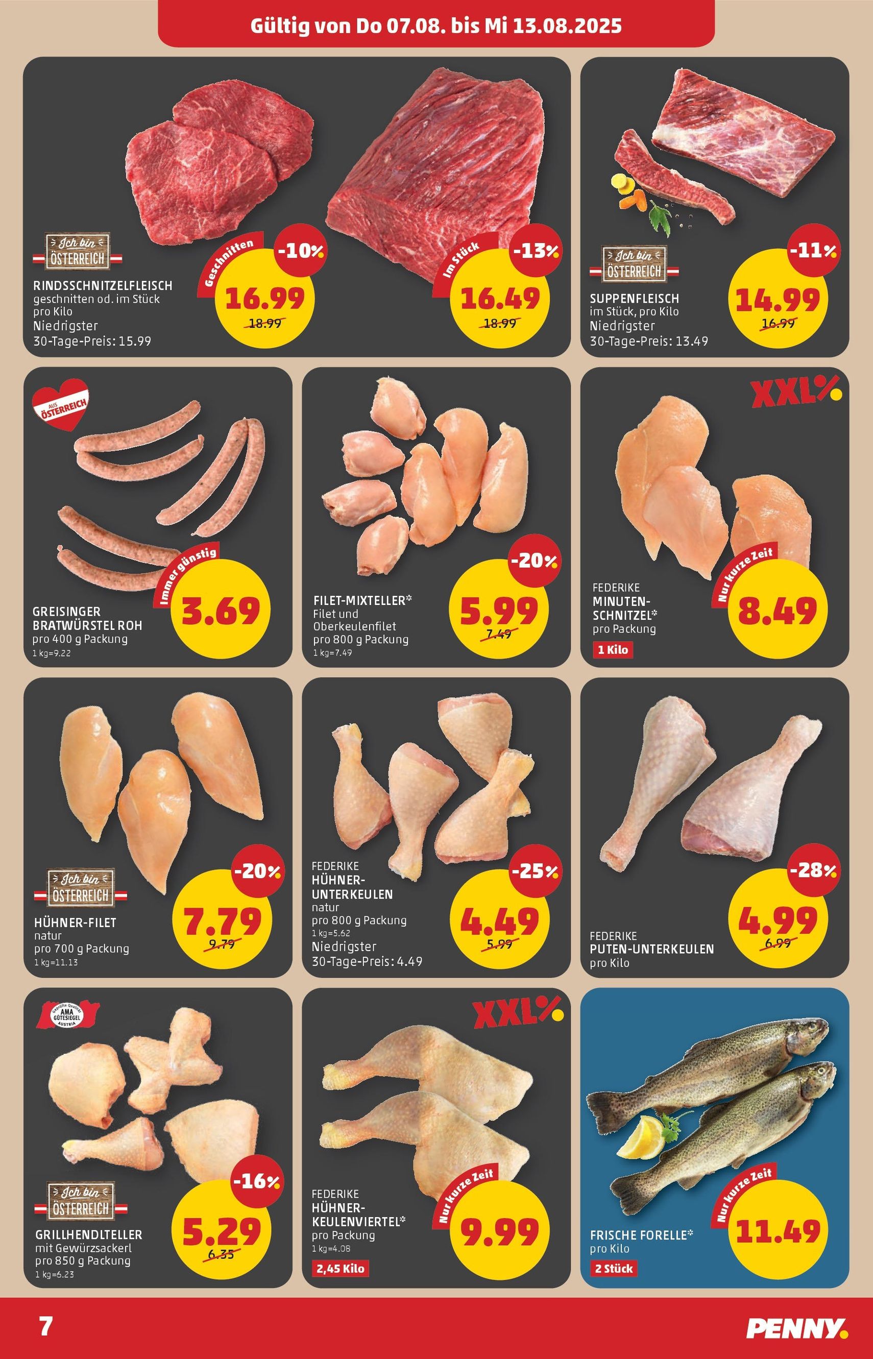 Penny Markt Flugblatt - Gültiger Prospekt ab 07.08.2025, Seite 7 von insgesamt 24