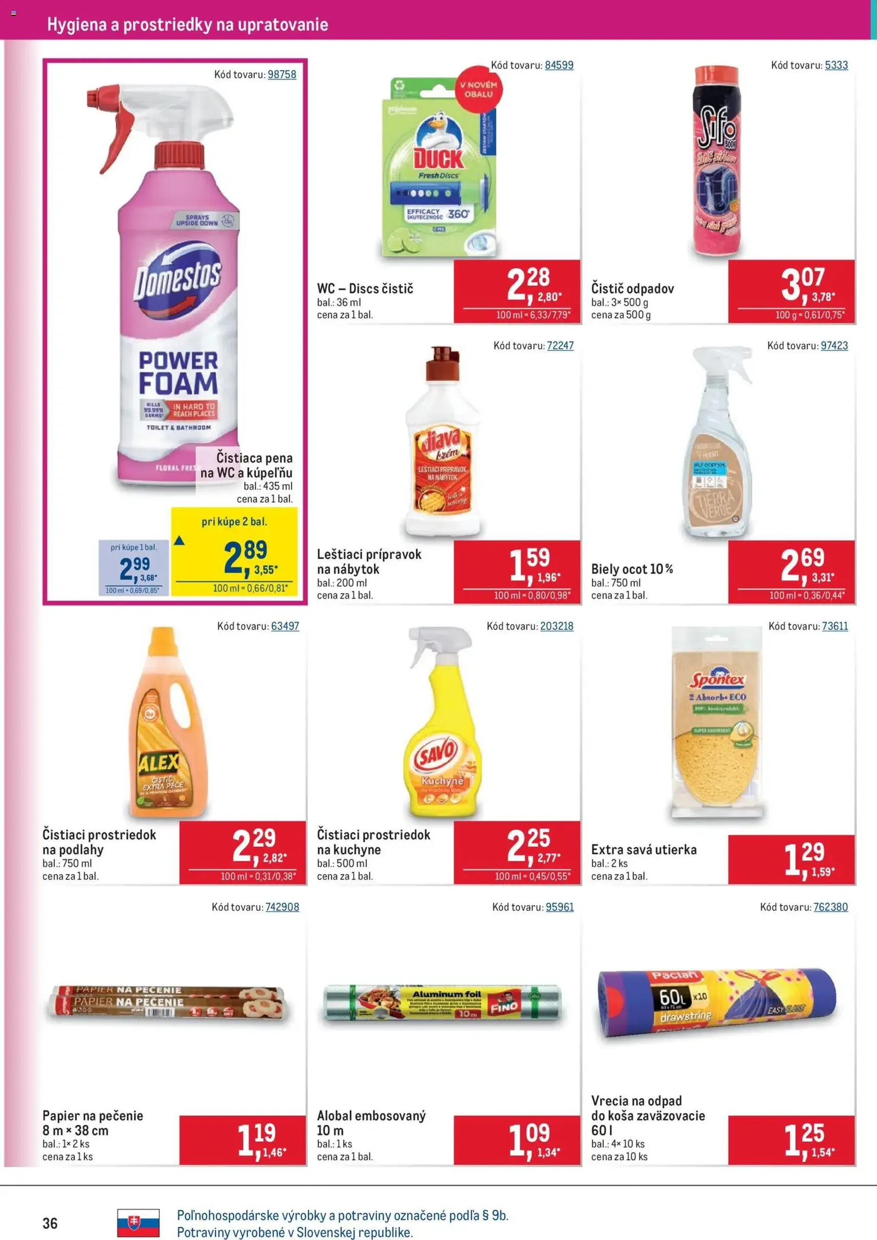 Metro Maloobchod - platný leták od 19.11.2025 strana 36 z 40