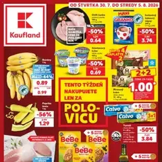 Kaufland SK akciós újság - szórólap előnézete érvényes 2026.07.30. -tól