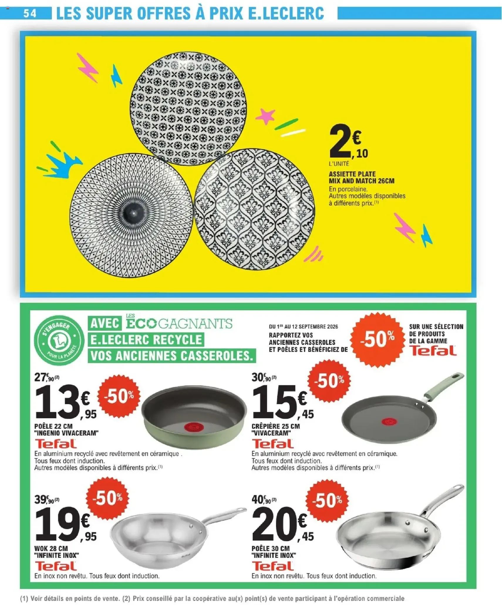E.Leclerc catalogue - brochure valable à partir du 01/09/2026, page 54 sur 56